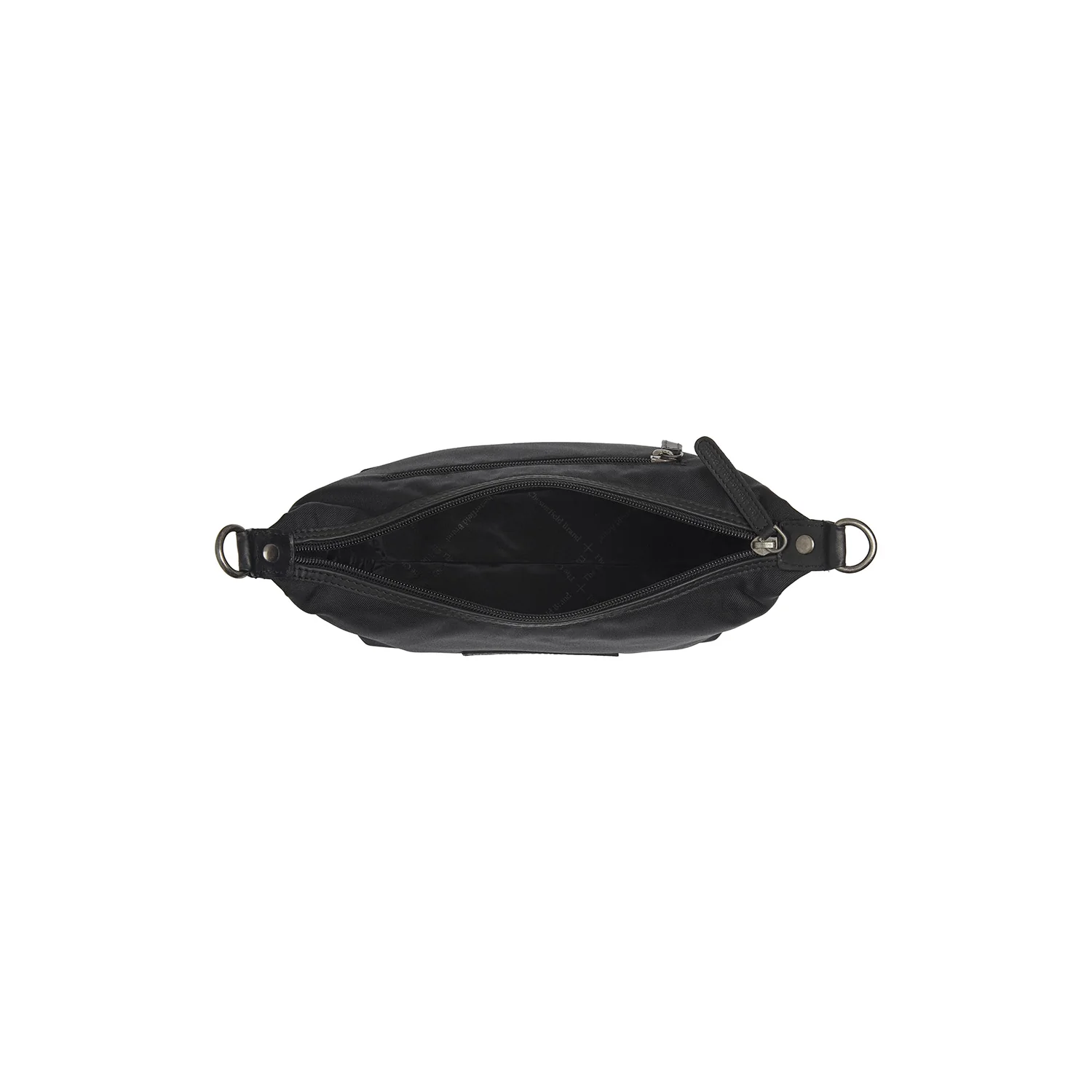 Leather Shoulder Bag Black Lovund - Image 4