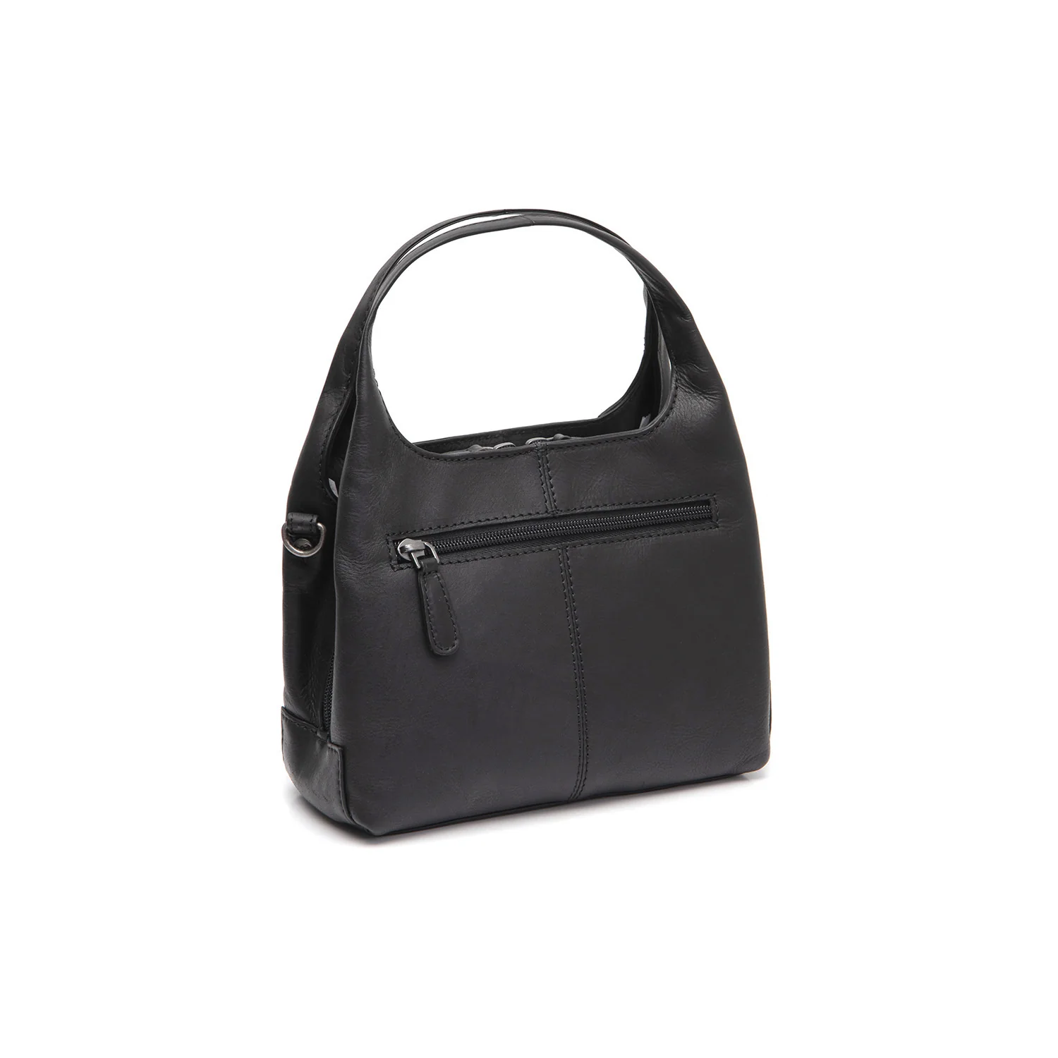 Leather Shoulder Bag Black Lunera - Image 6