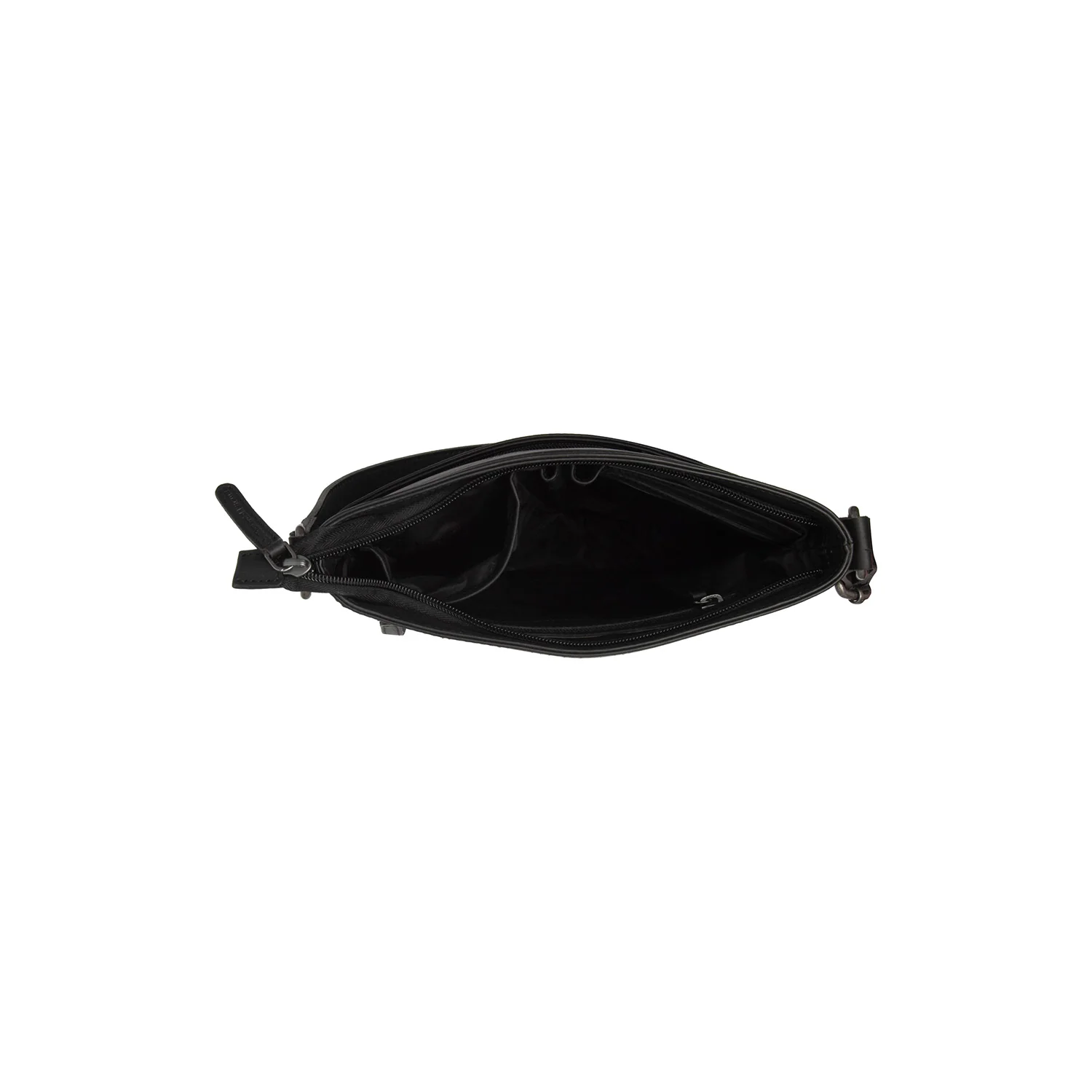 Leather Shoulder Bag Black Mirea - Image 4