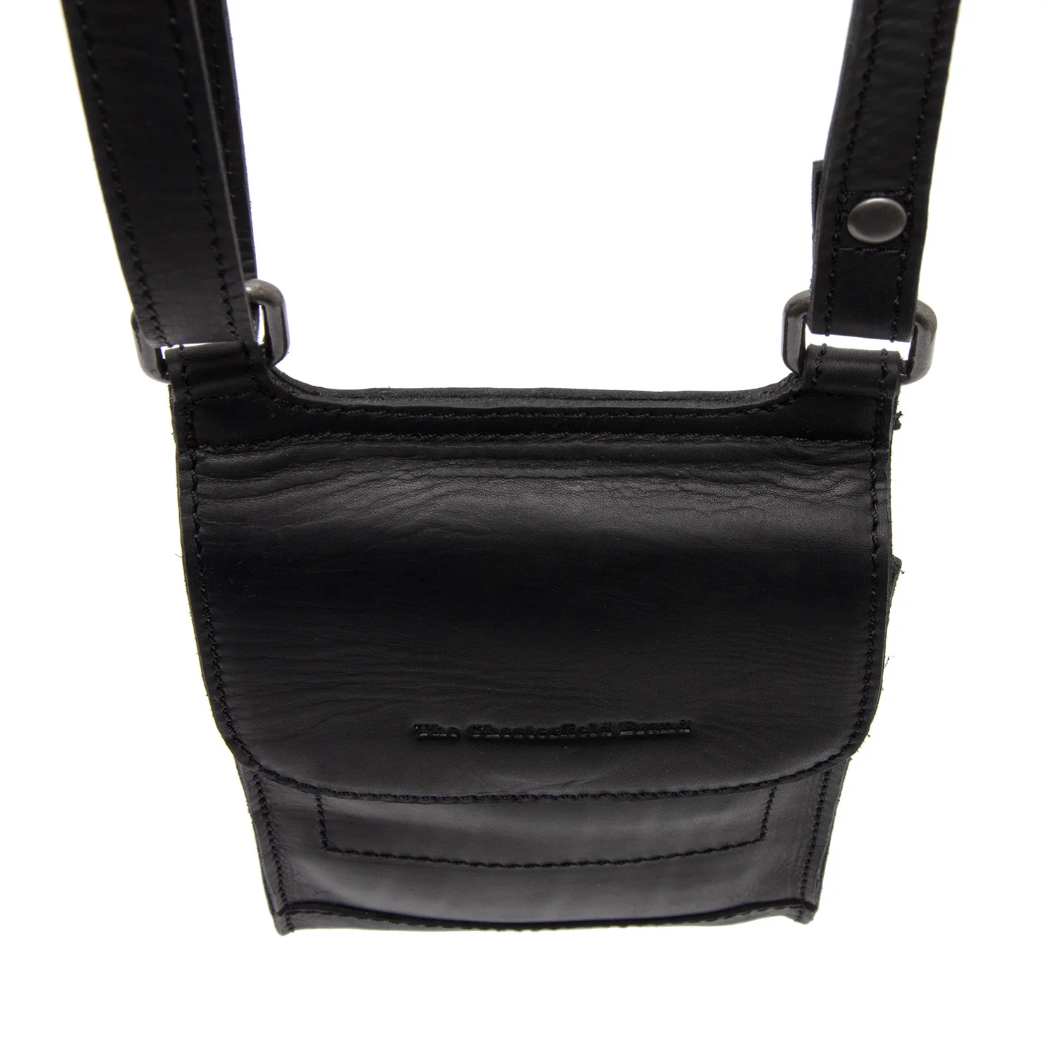 Leather Phone Pouch Black Nebra - Image 5