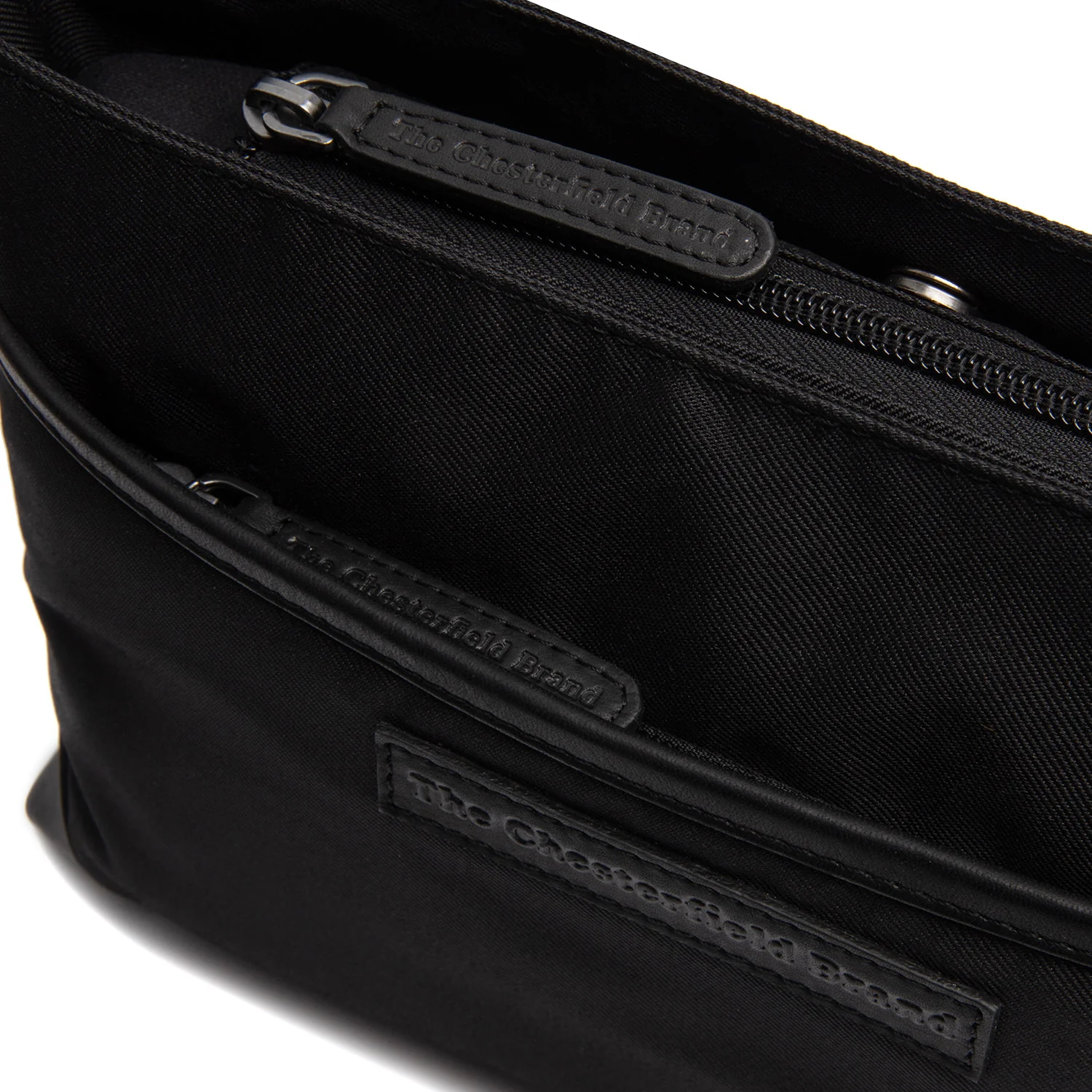 Leather Shoulder Bag Black Nevon - Image 2
