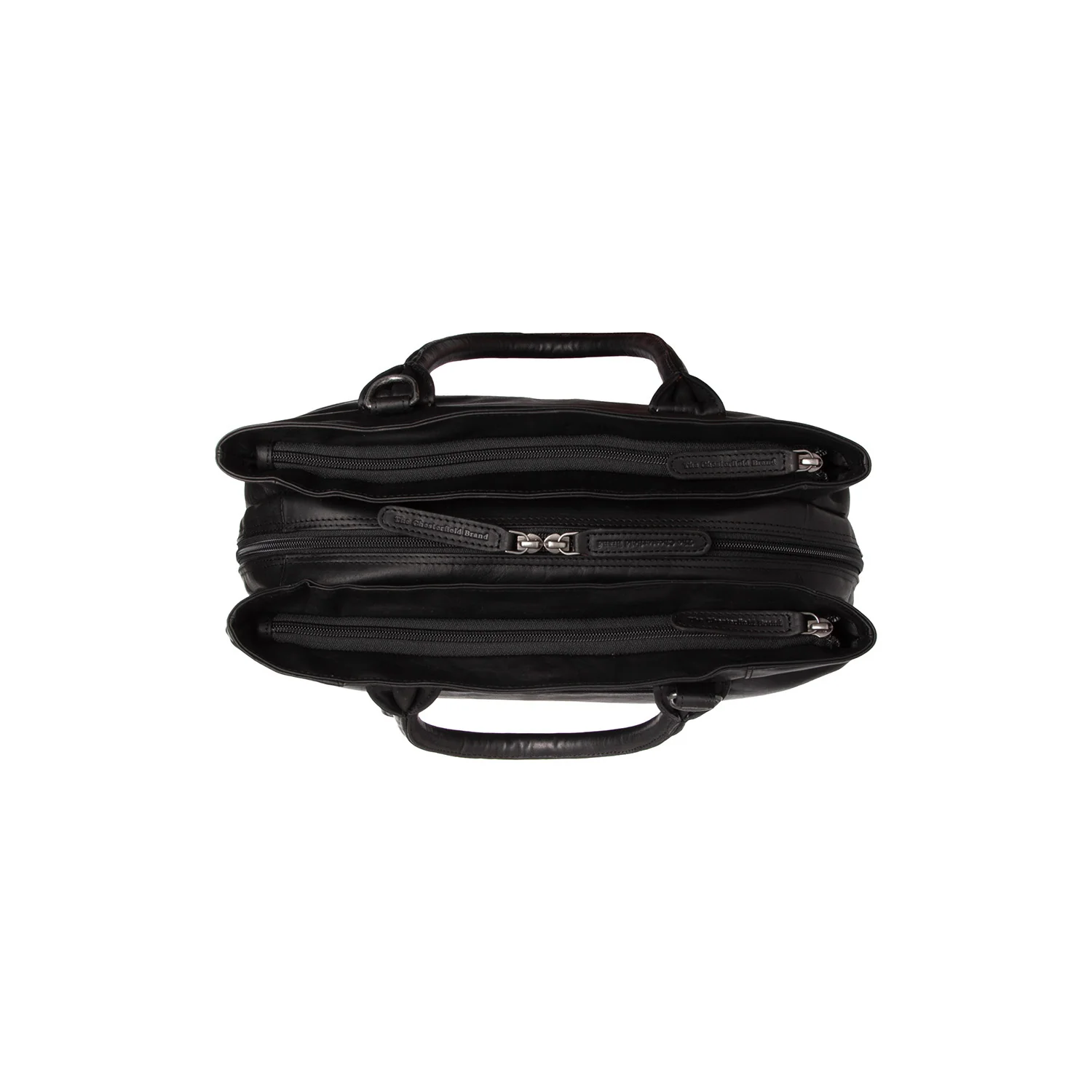 Leather Shoulder Bag Black Passau - Image 5