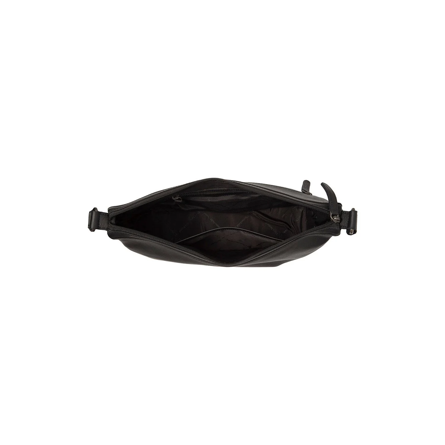 Leather Shoulder Bag Black Piemonte - Image 4