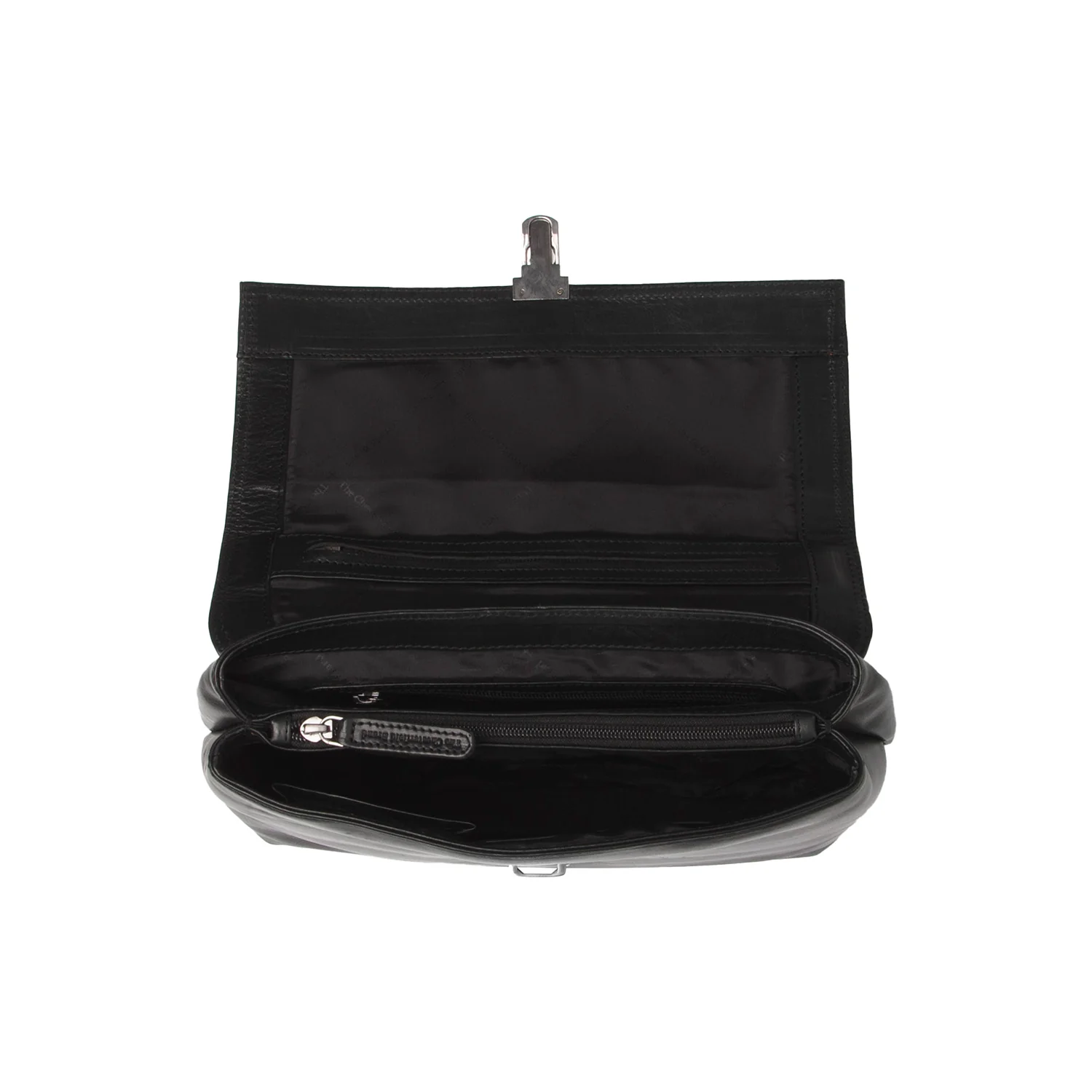 Leather Shoulder Bag Black Renata - Image 4