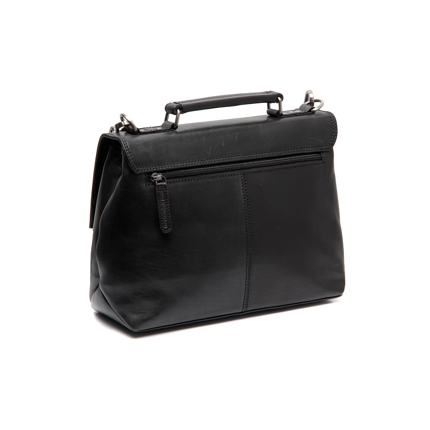 Leather Shoulder Bag Black Renata - Image 6
