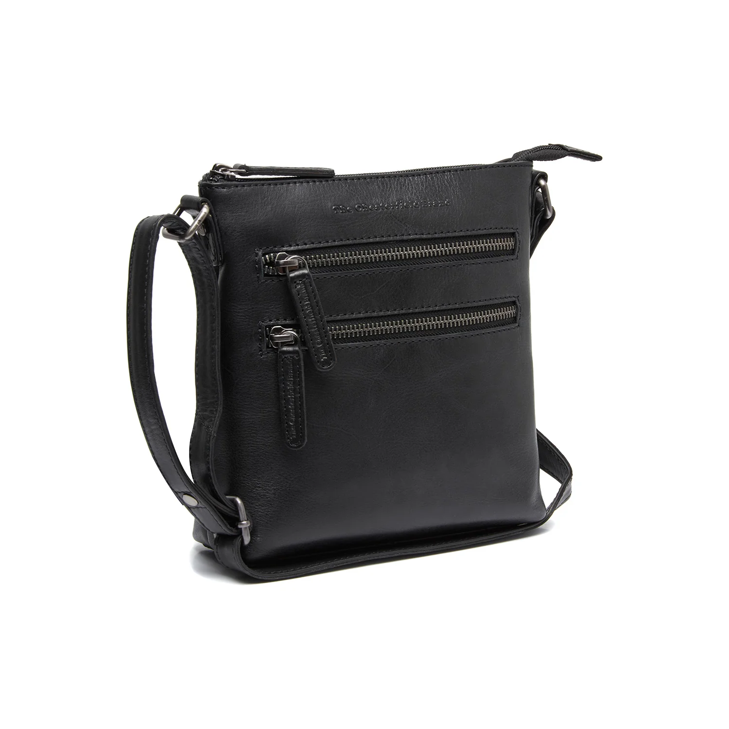 Leather Shoulder Bag Black Siena