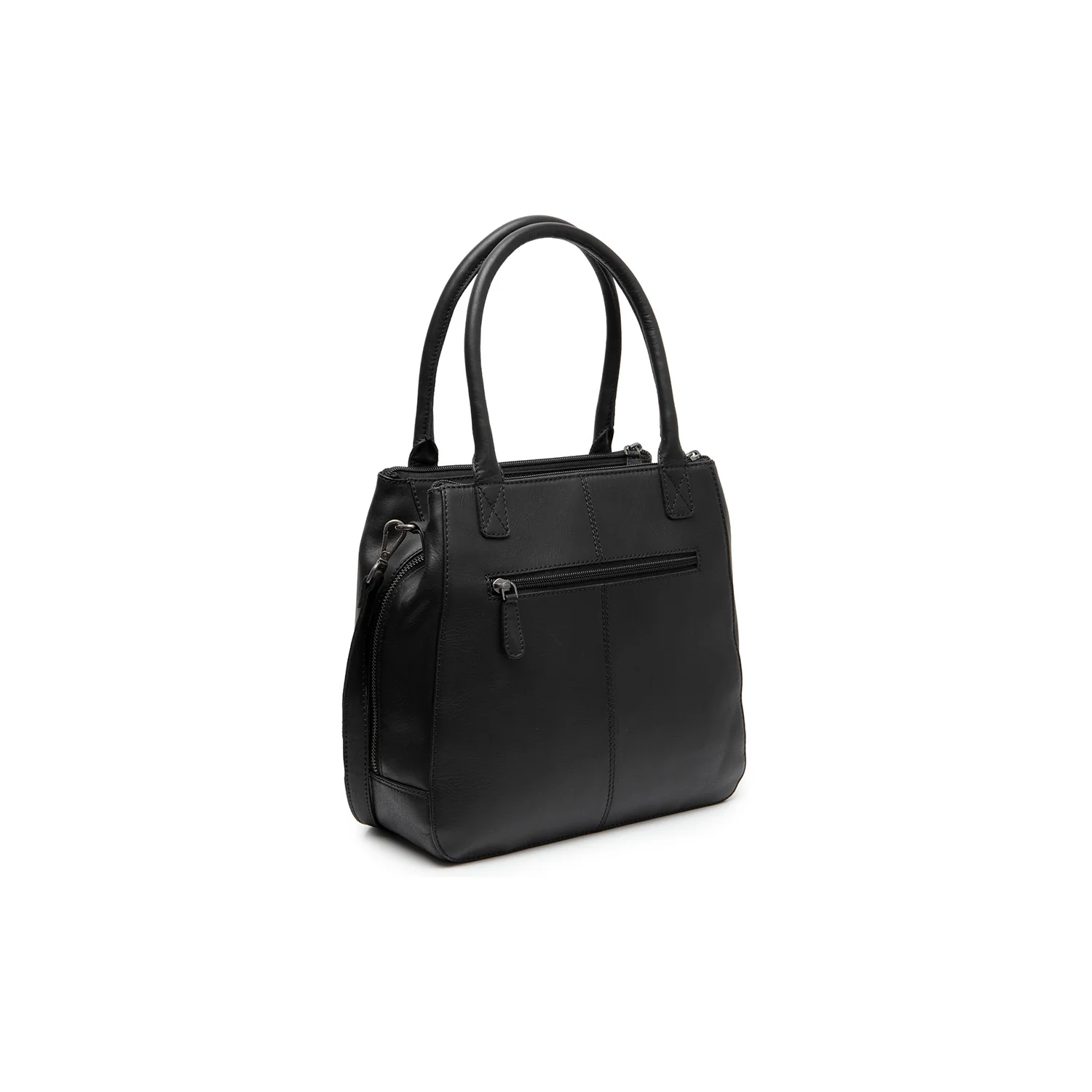 Leather Shoulder Bag Black Solvin - Image 6
