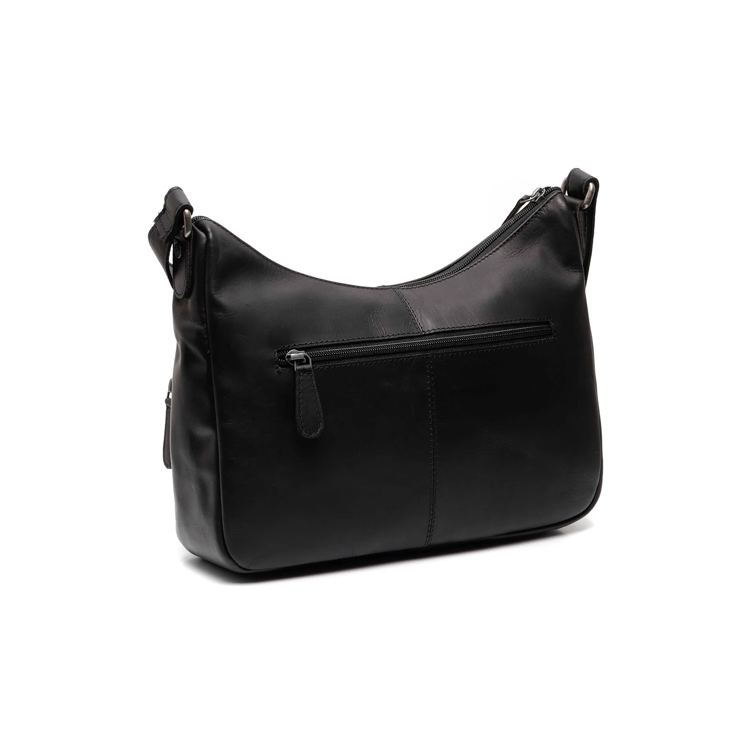 Leather Shoulder Bag Black Valenora - Image 6
