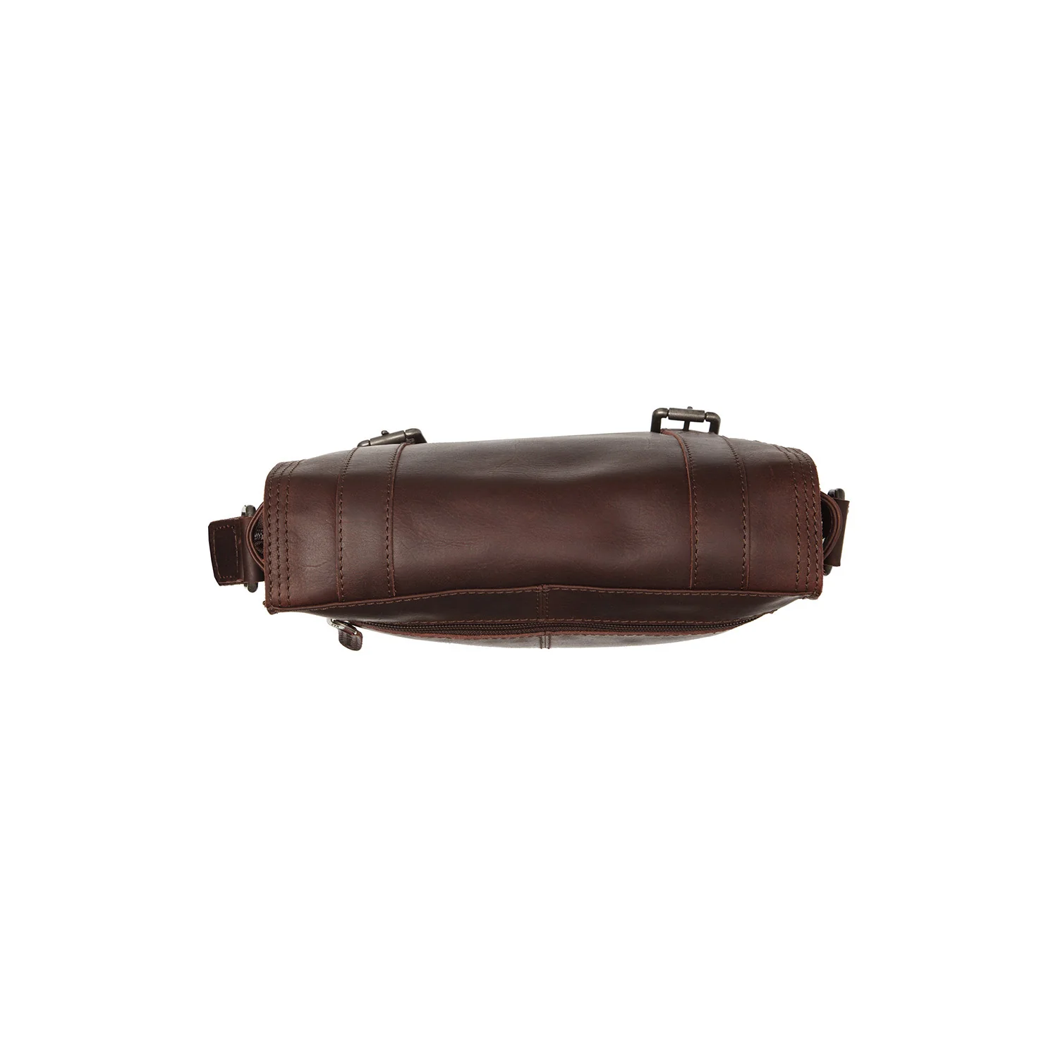 Leather Shoulder Bag Brown Adelanto - Image 4