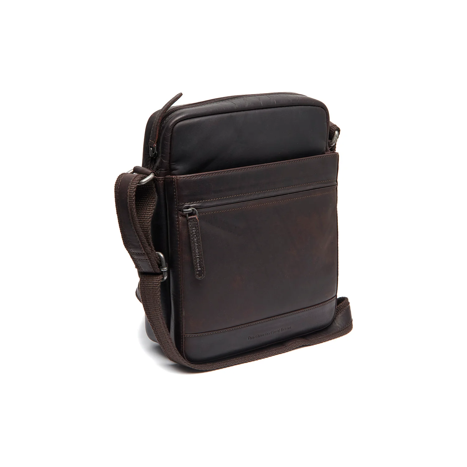 Leather Shoulder Bag Brown Anzora