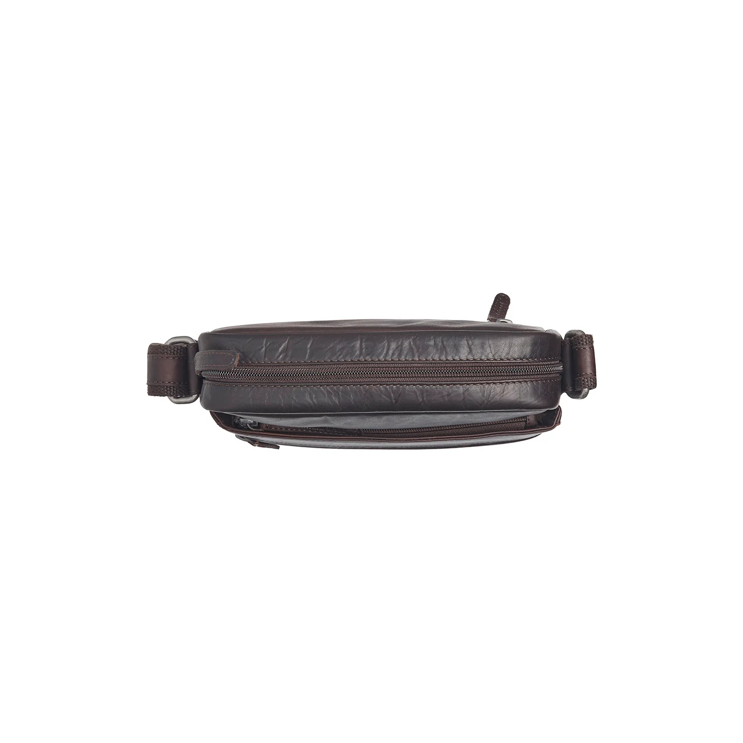 Leather Shoulder Bag Brown Anzora - Image 5