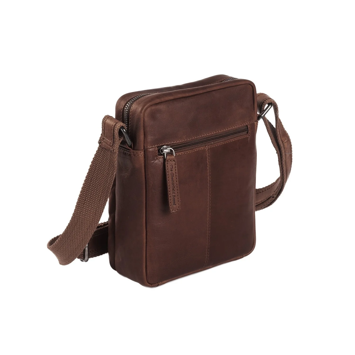 Leather Shoulder Bag Brown Birmingham - Image 7