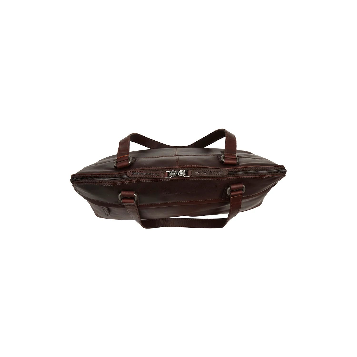 Leather Shoulder Bag Brown Branson - Image 3