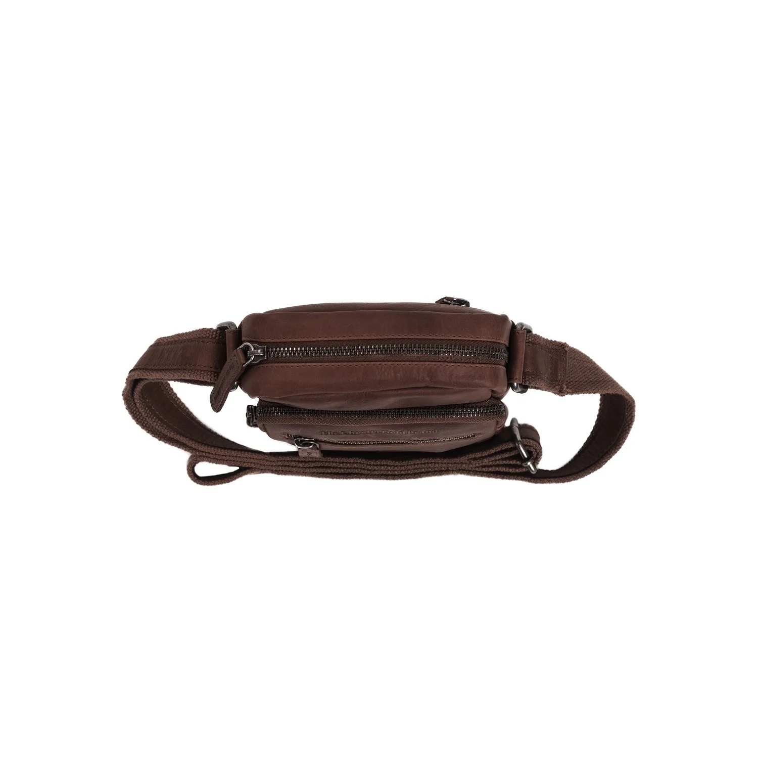 Leather Shoulder Bag Brown Bremen - Image 5