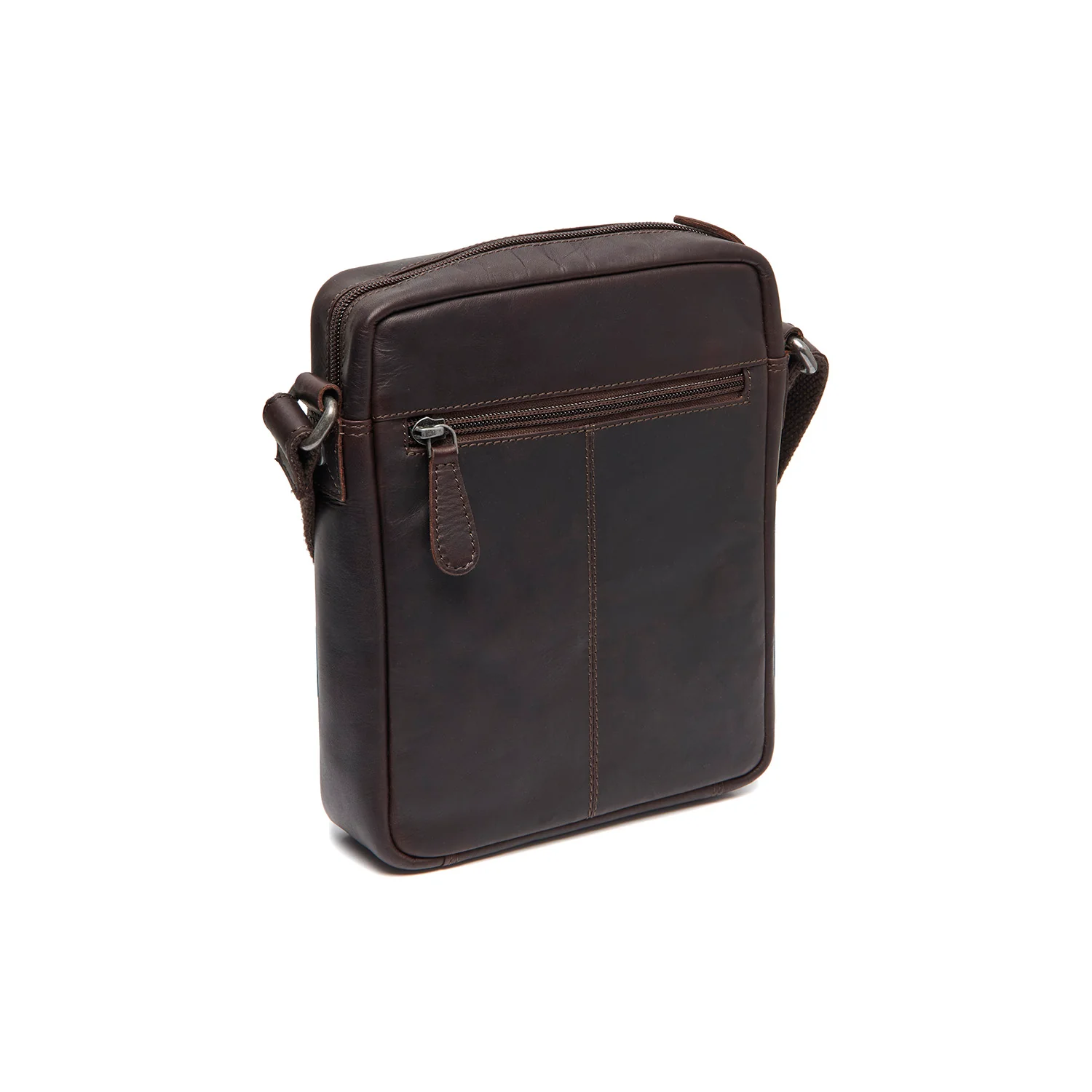 Leather Shoulder Bag Brown Laveno - Image 7