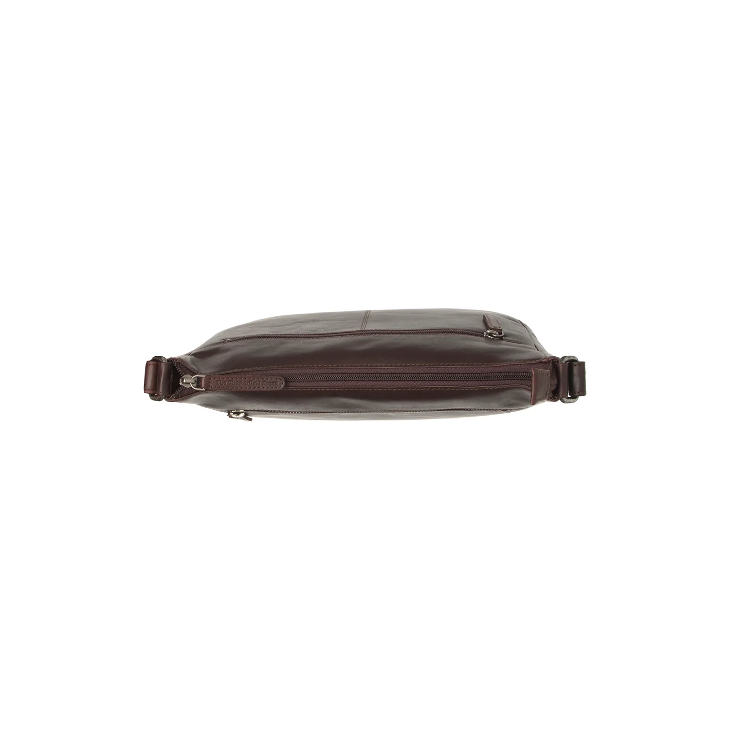 Leather Shoulder Bag Brown Loraine - Image 3