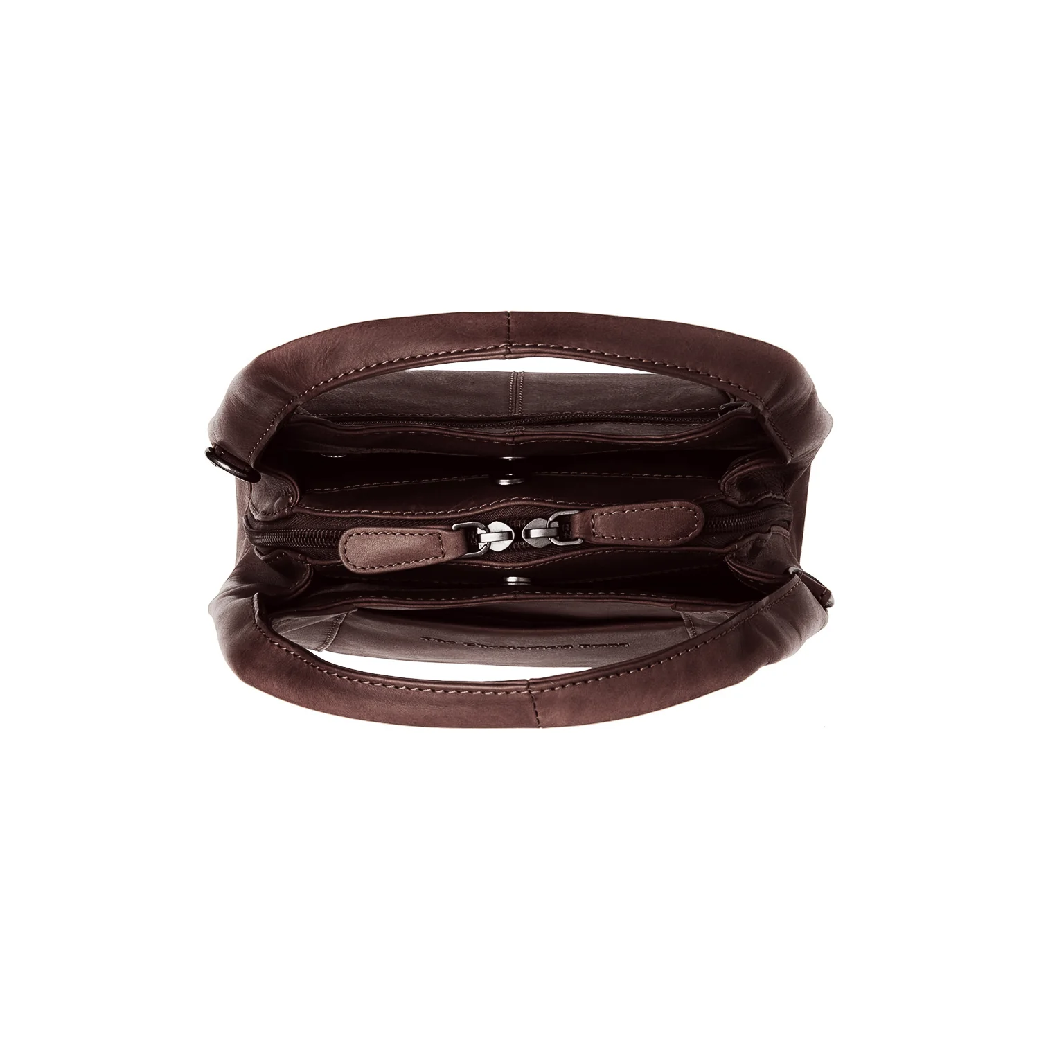 Leather Shoulder Bag Brown Lunera - Image 2