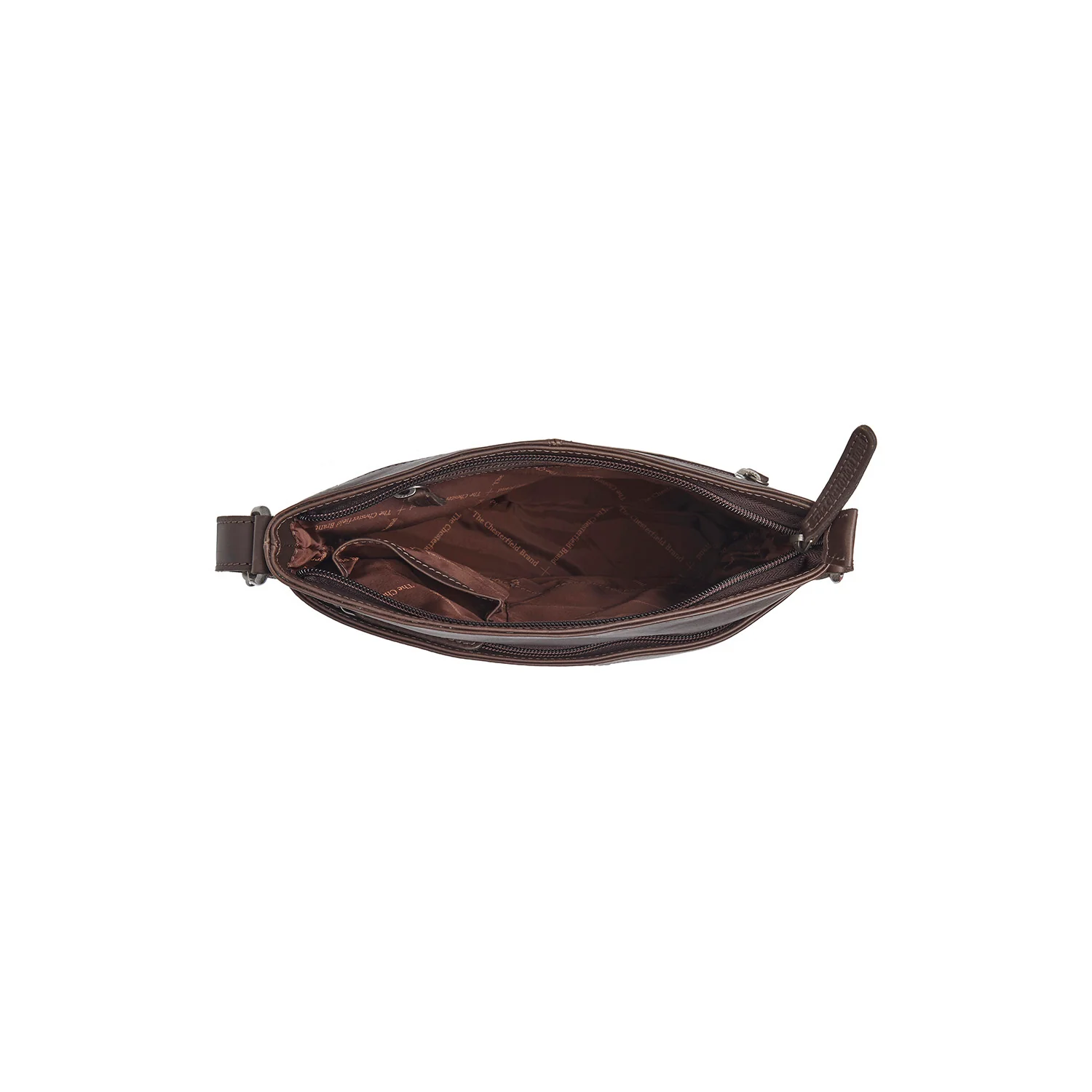 Leather Shoulder Bag Brown Lunton - Image 5