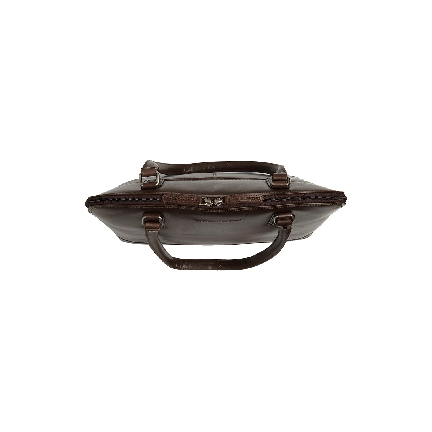 Leather Shoulder Bag Brown Selvino - Image 5