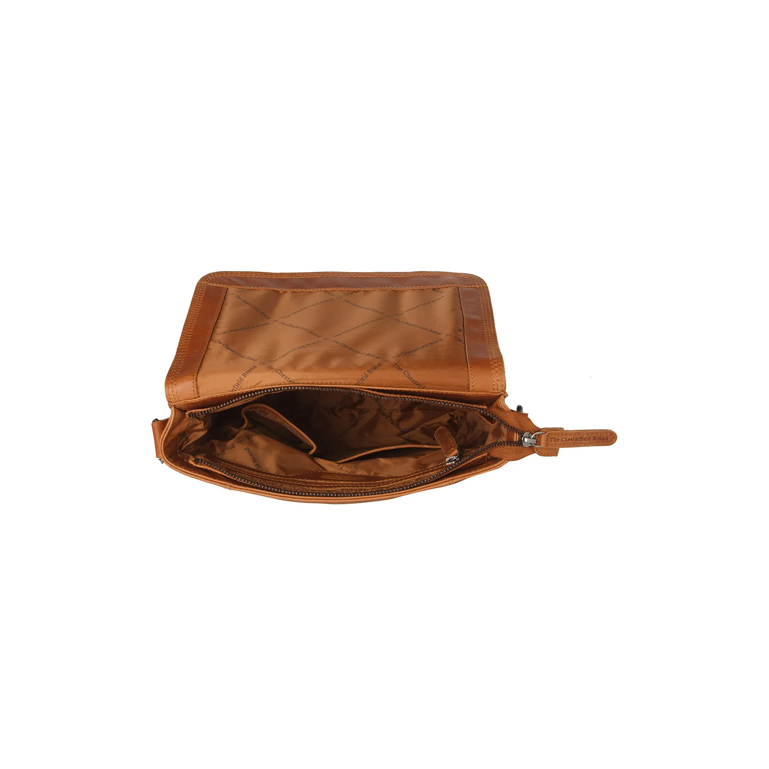 Leather Shoulder Bag Cognac Adelanto - Image 4