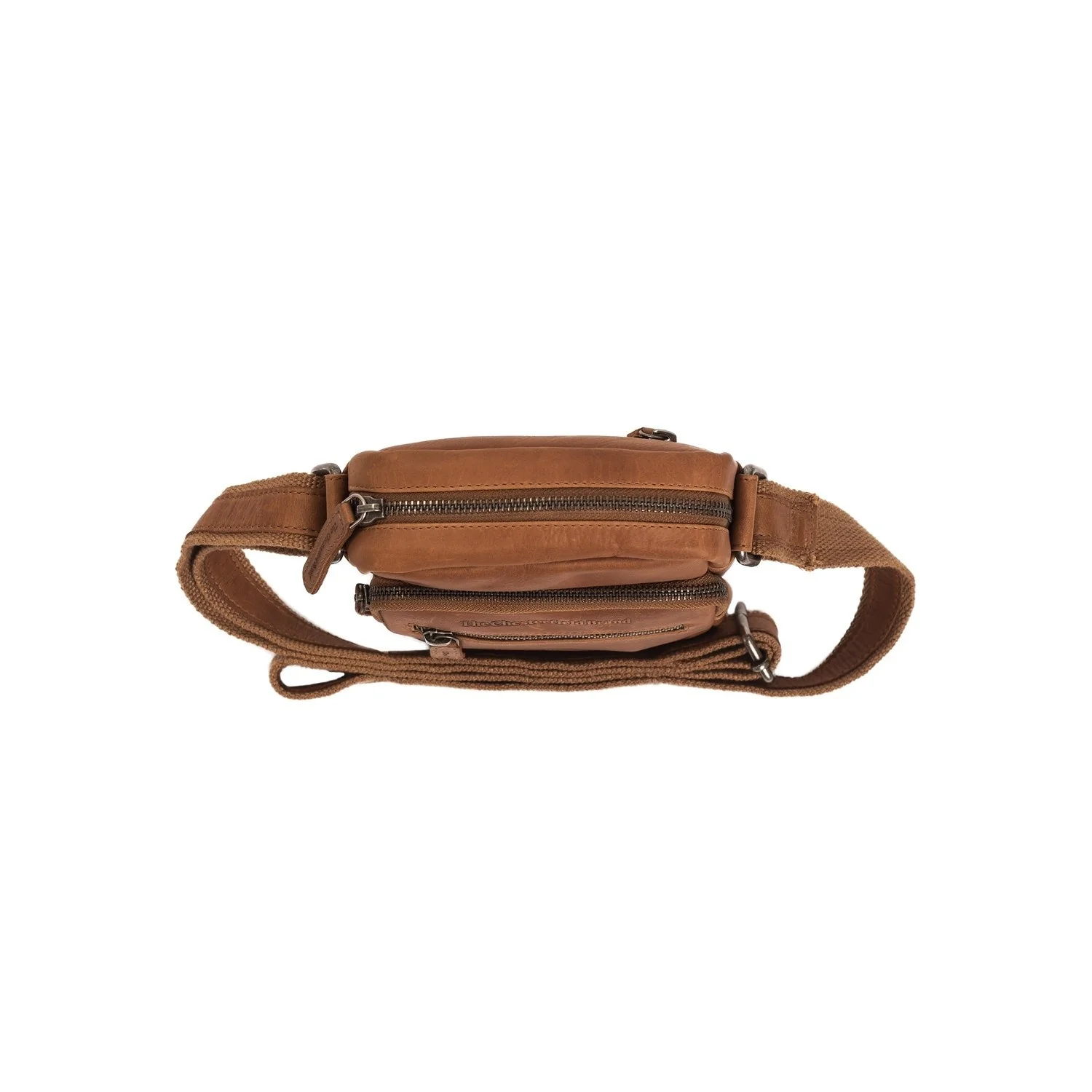 Leather Shoulder Bag Cognac Bremen - Image 5