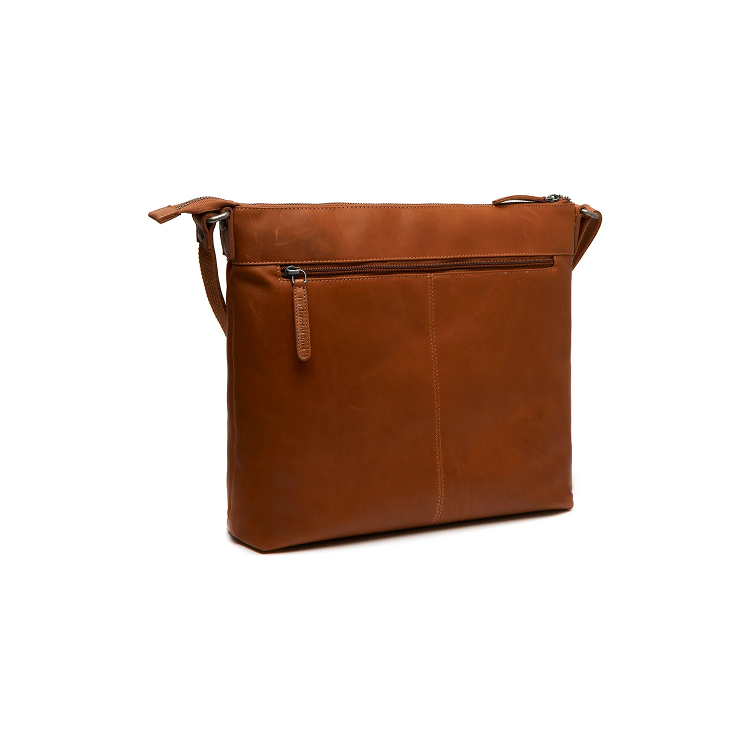 Leather Shoulder Bag Cognac Cartagena - Image 6