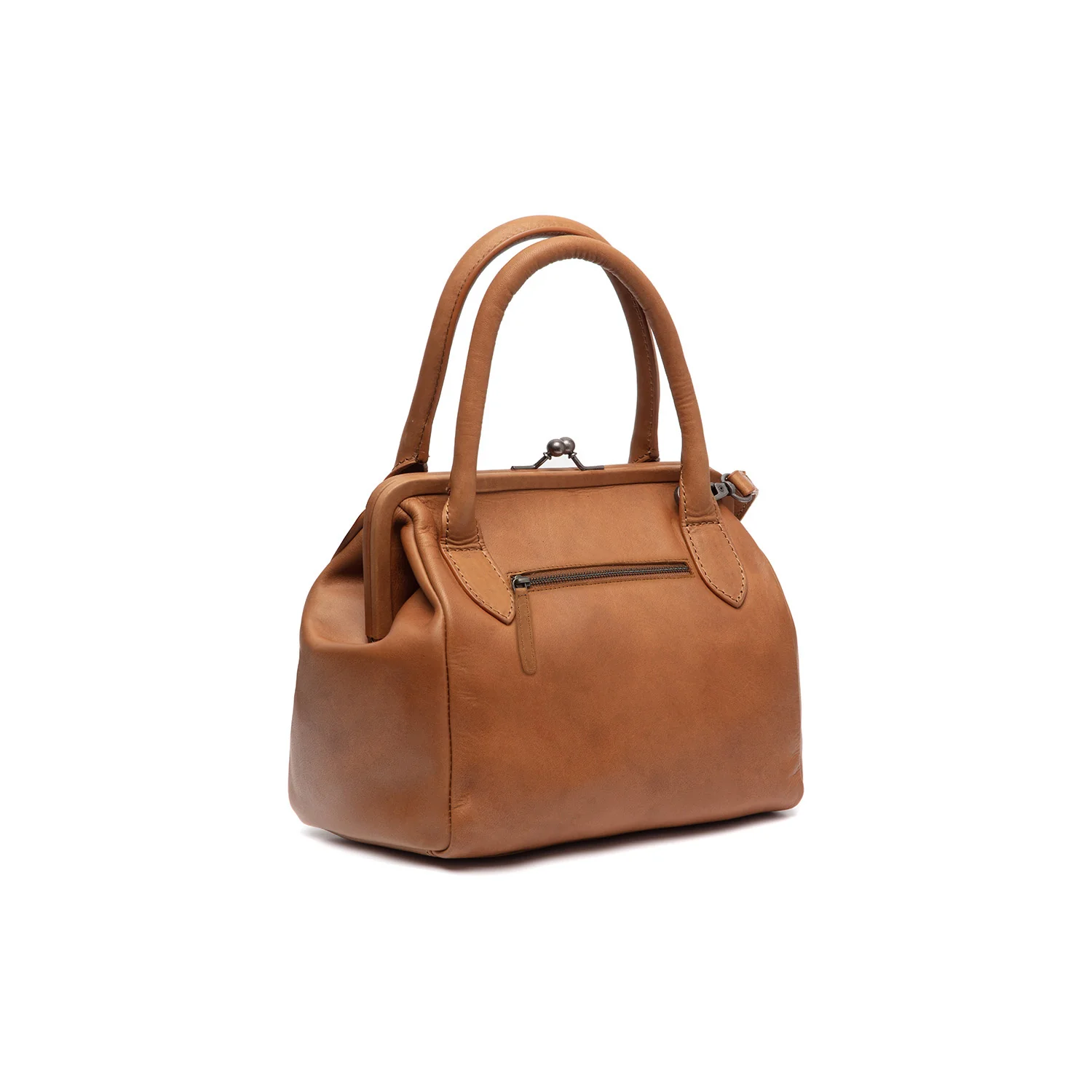 Leather Shoulder Bag Cognac Chili - Image 7