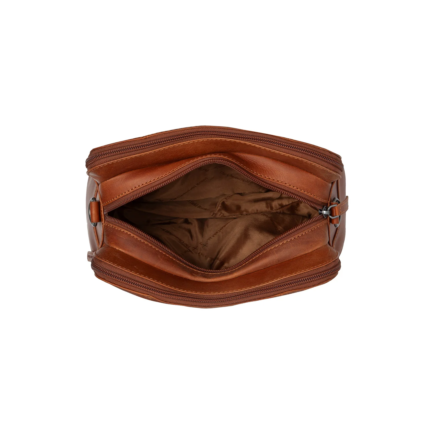 Leather Shoulder Bag Cognac Ezra - Image 5