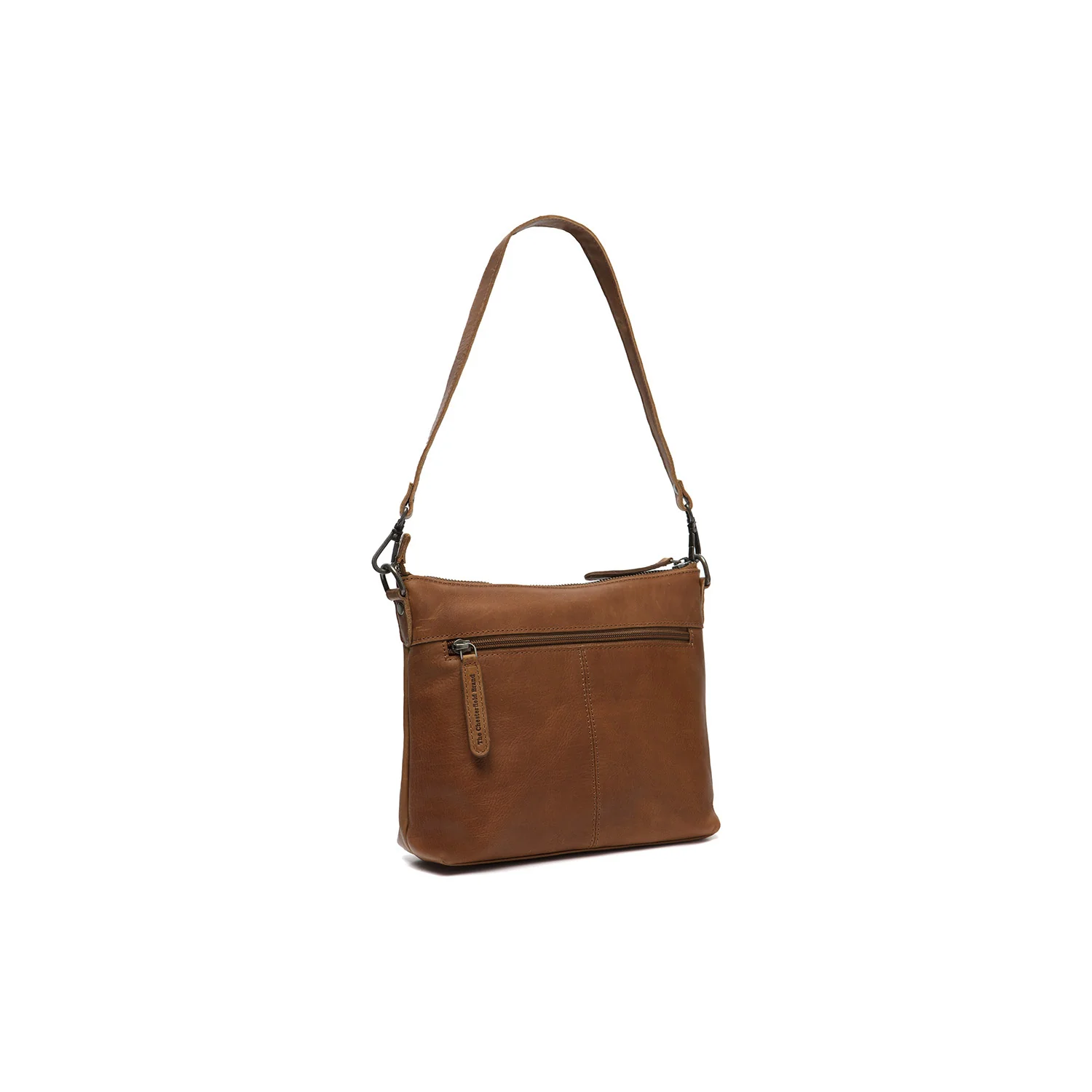 Leather Shoulder Bag Cognac Faro - Image 7