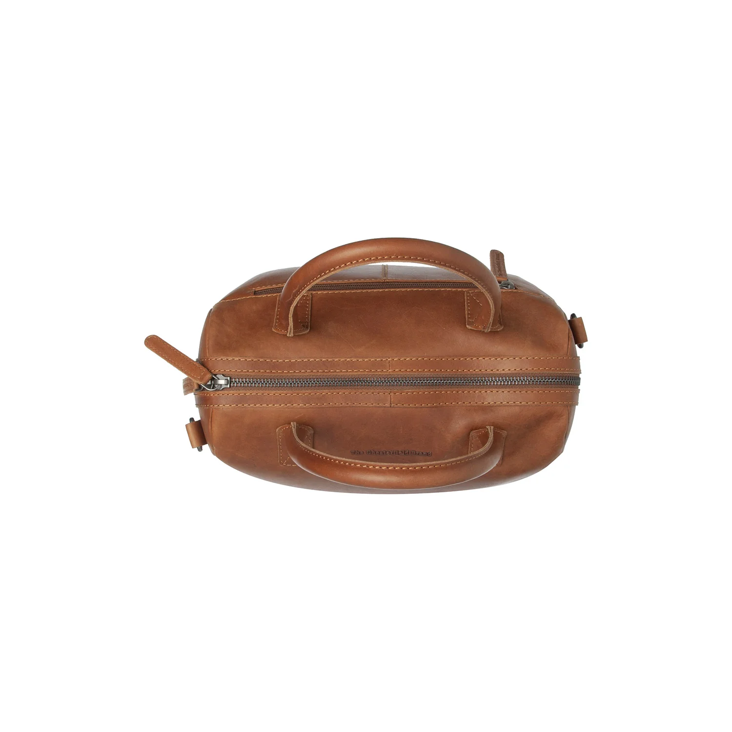 Leather Shoulder Bag Cognac Langton - Image 5