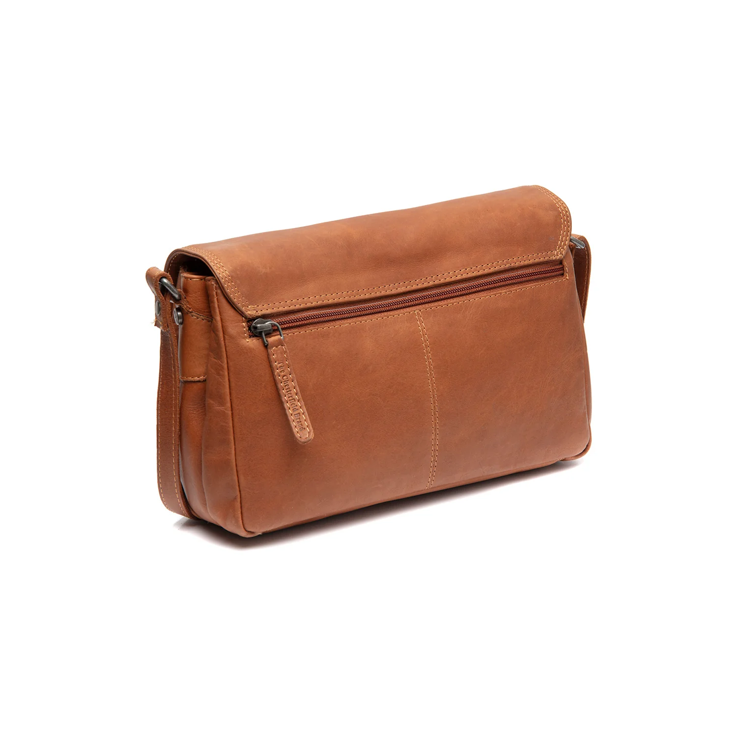 Leather Shoulder Bag Cognac Laverton - Image 6