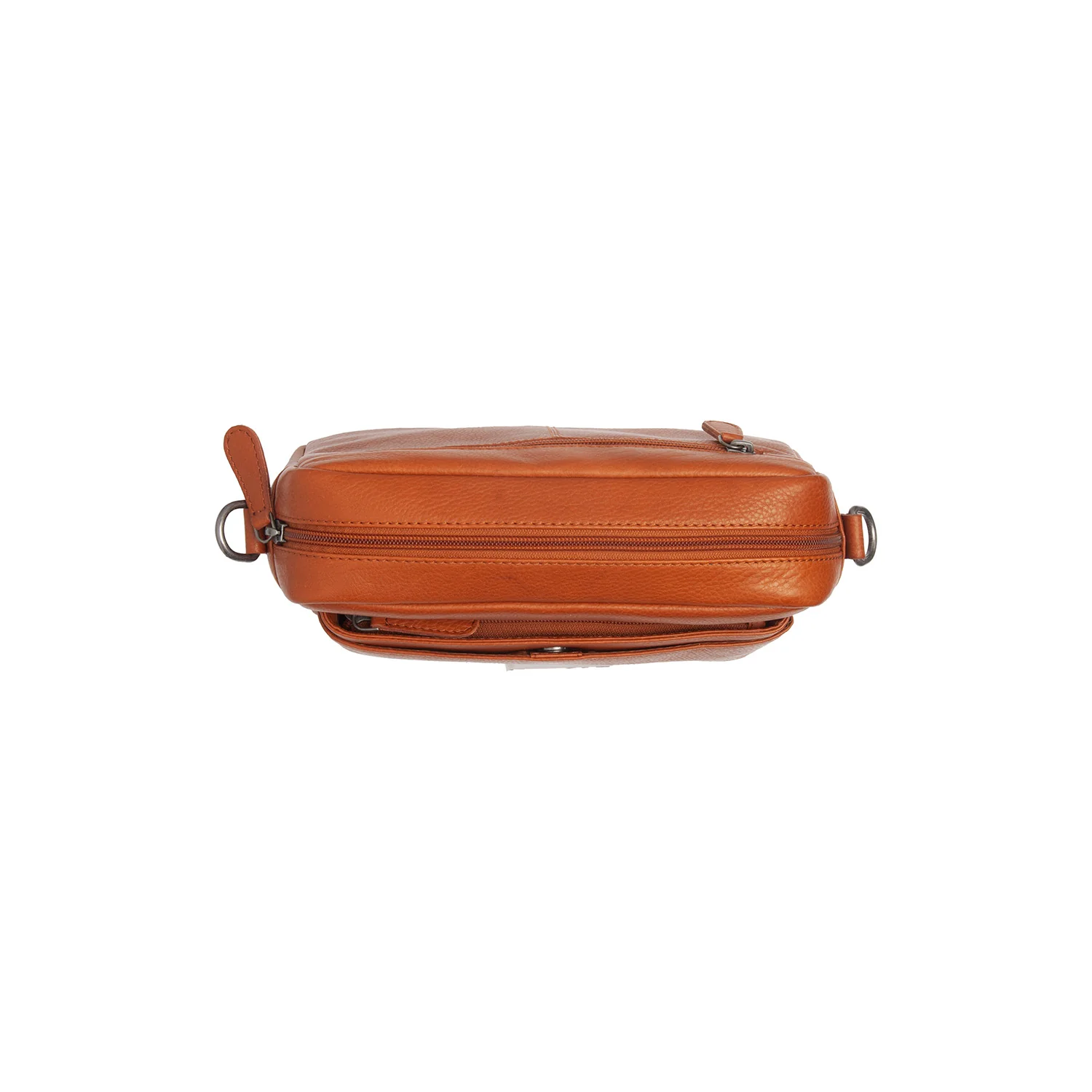 Leather Shoulder Bag Cognac Liora - Image 6