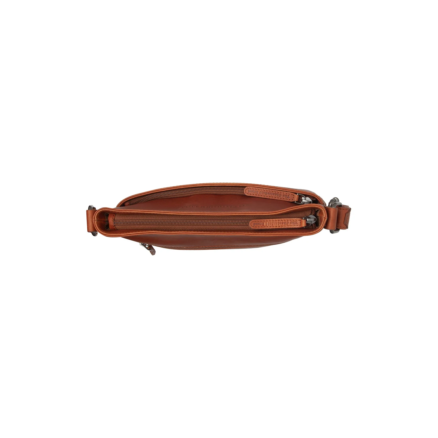 Leather Shoulder Bag Cognac Mirea - Image 3
