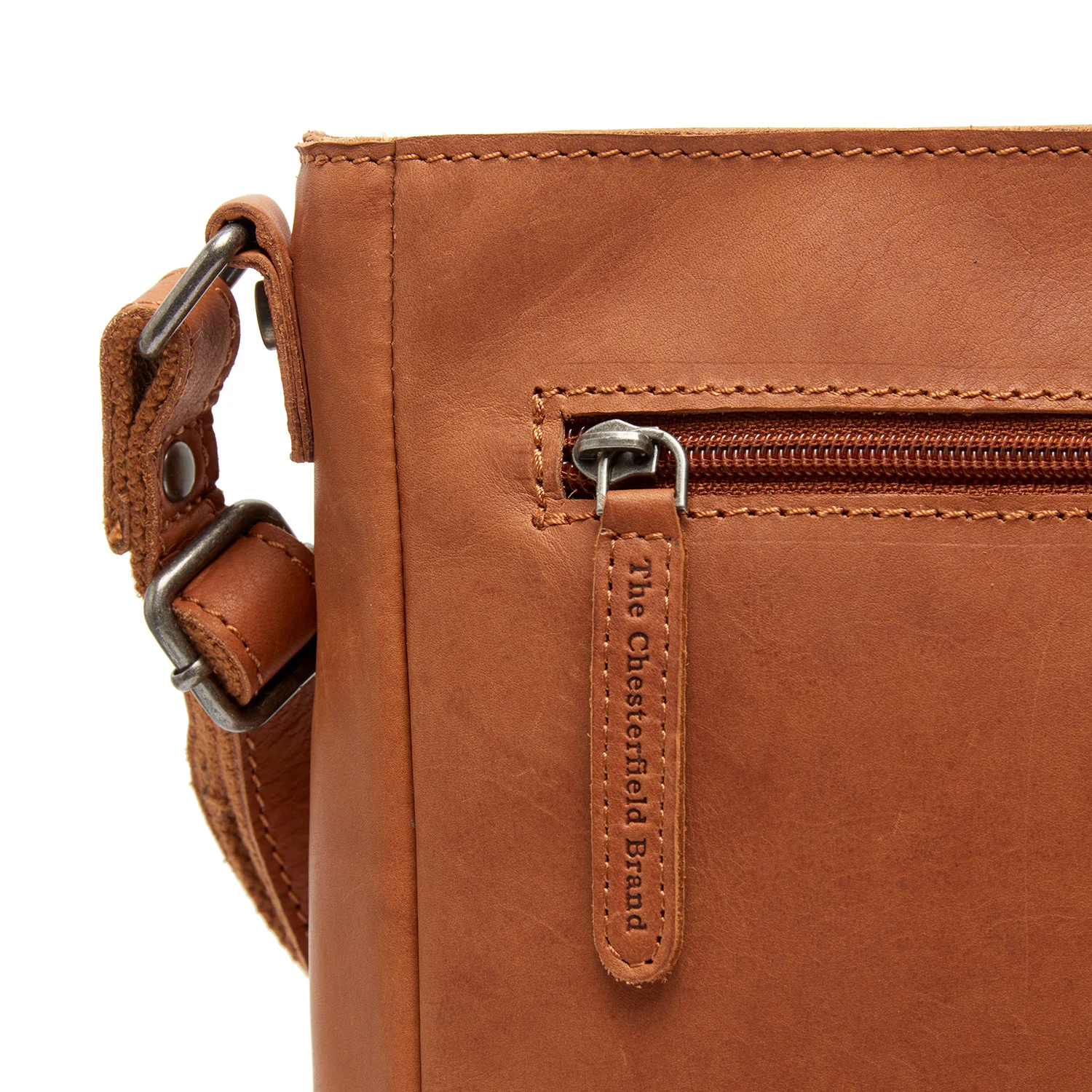 Leather Shoulder Bag Cognac Mumbai - Image 5