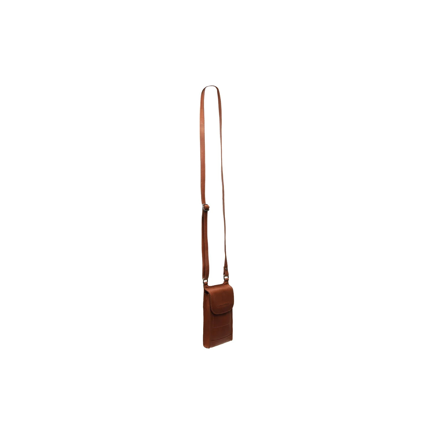 Leather Phone Pouch Cognac Nebra - Image 7