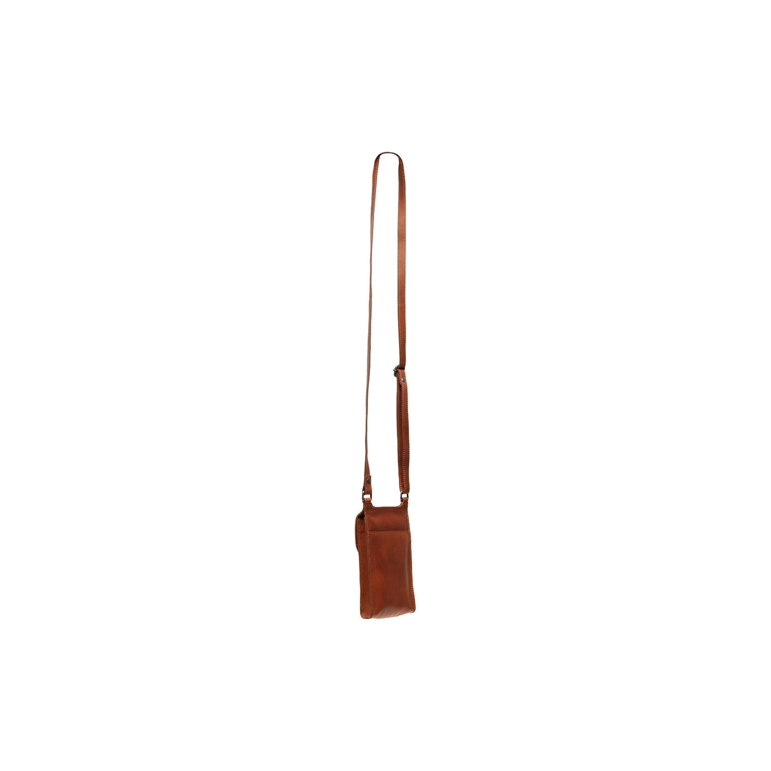 Leather Phone Pouch Cognac Nebra - Image 8