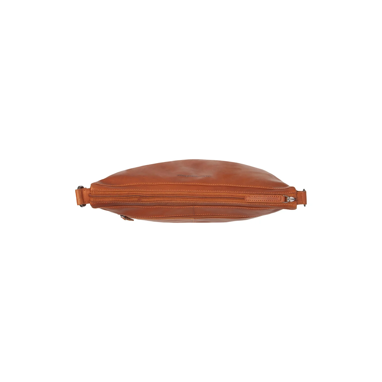 Leather Shoulder Bag Cognac Piemonte - Image 5
