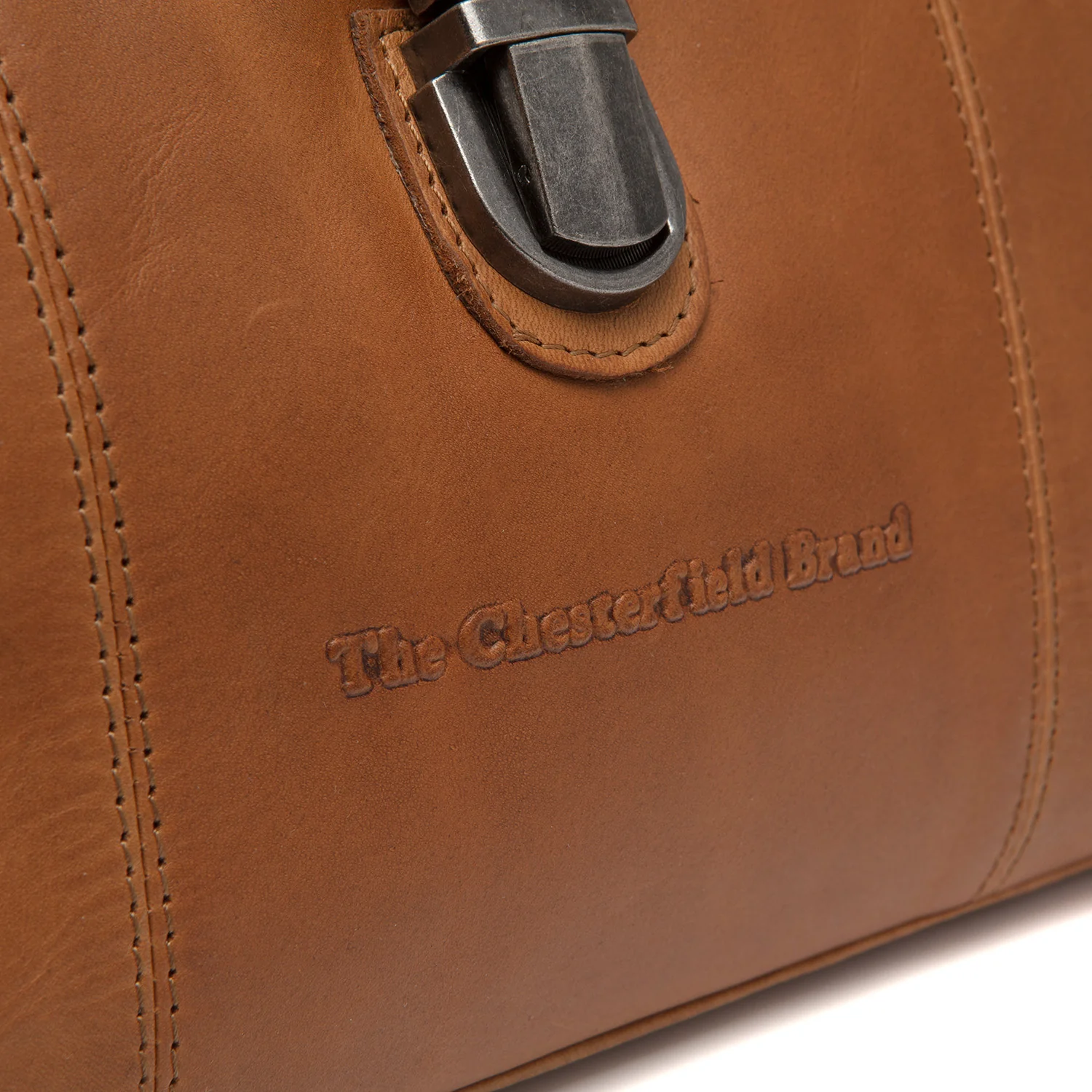 Leather Shoulder Bag Cognac Rachael - Image 6