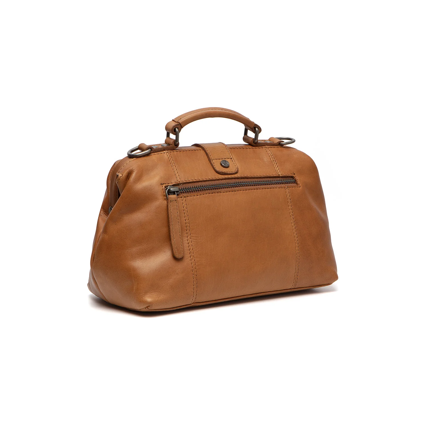 Leather Shoulder Bag Cognac Rachael - Image 7