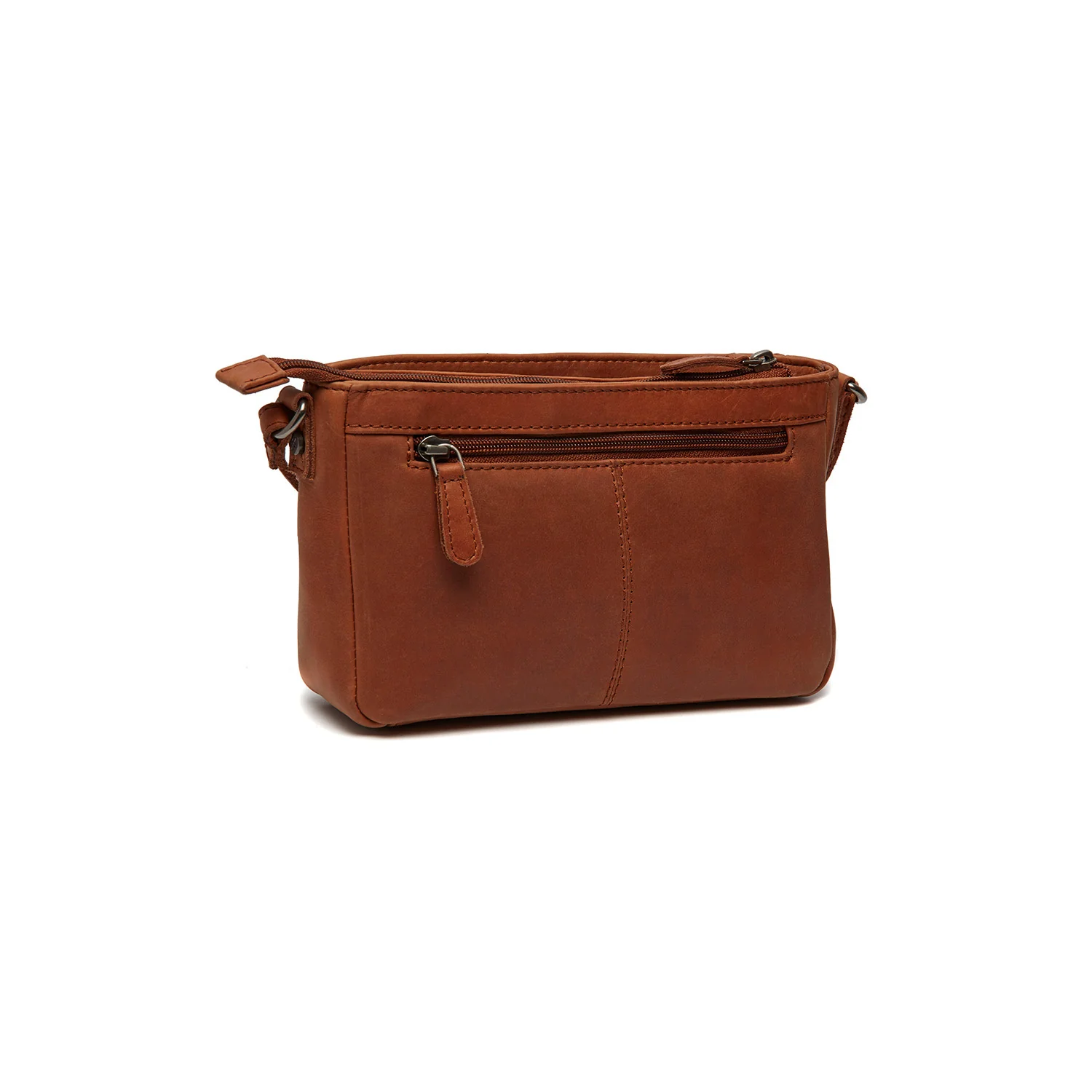 Leather Shoulder Bag Cognac Southampton - Image 5