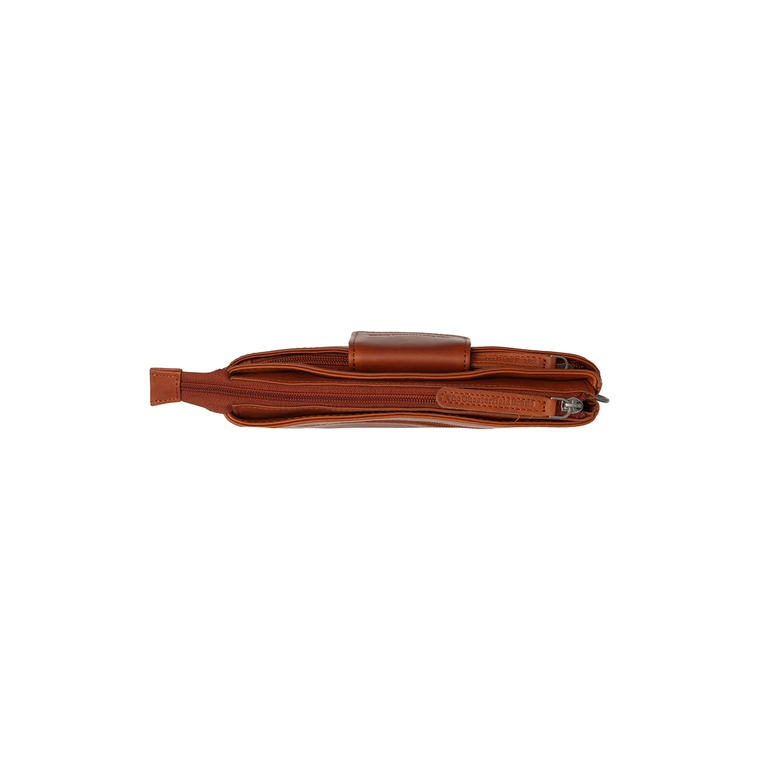 Leather Shoulder Bag Cognac Thompson - Image 5