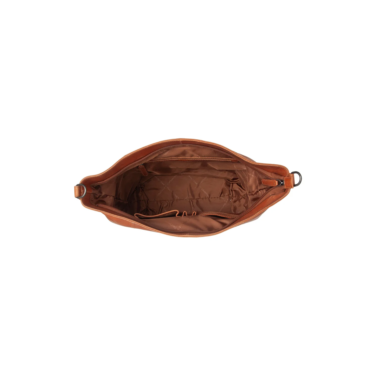 Leather Shoulder Bag Cognac Zira - Image 5