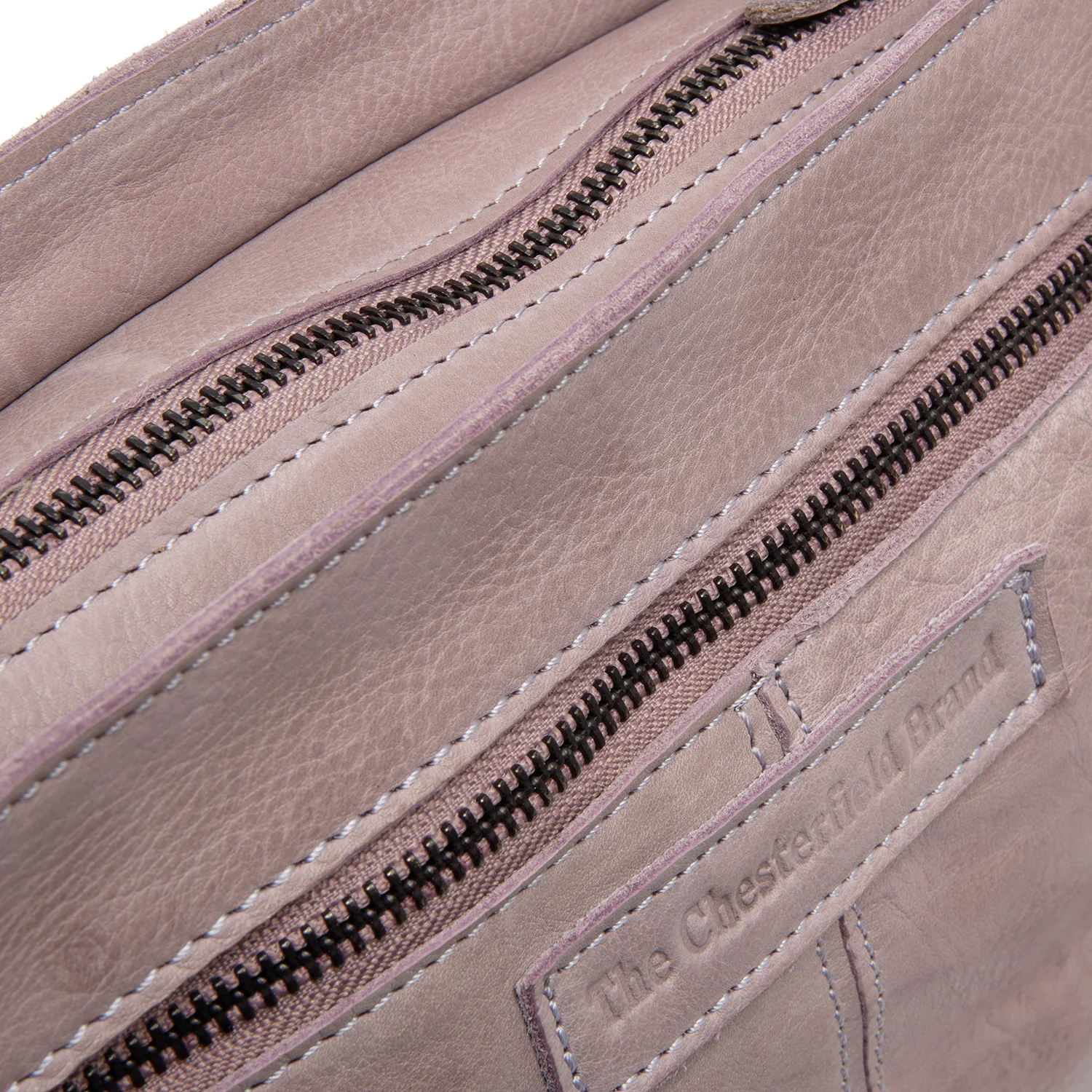 Leather Shoulder Bag Lavender Lilac Lucy - Image 2