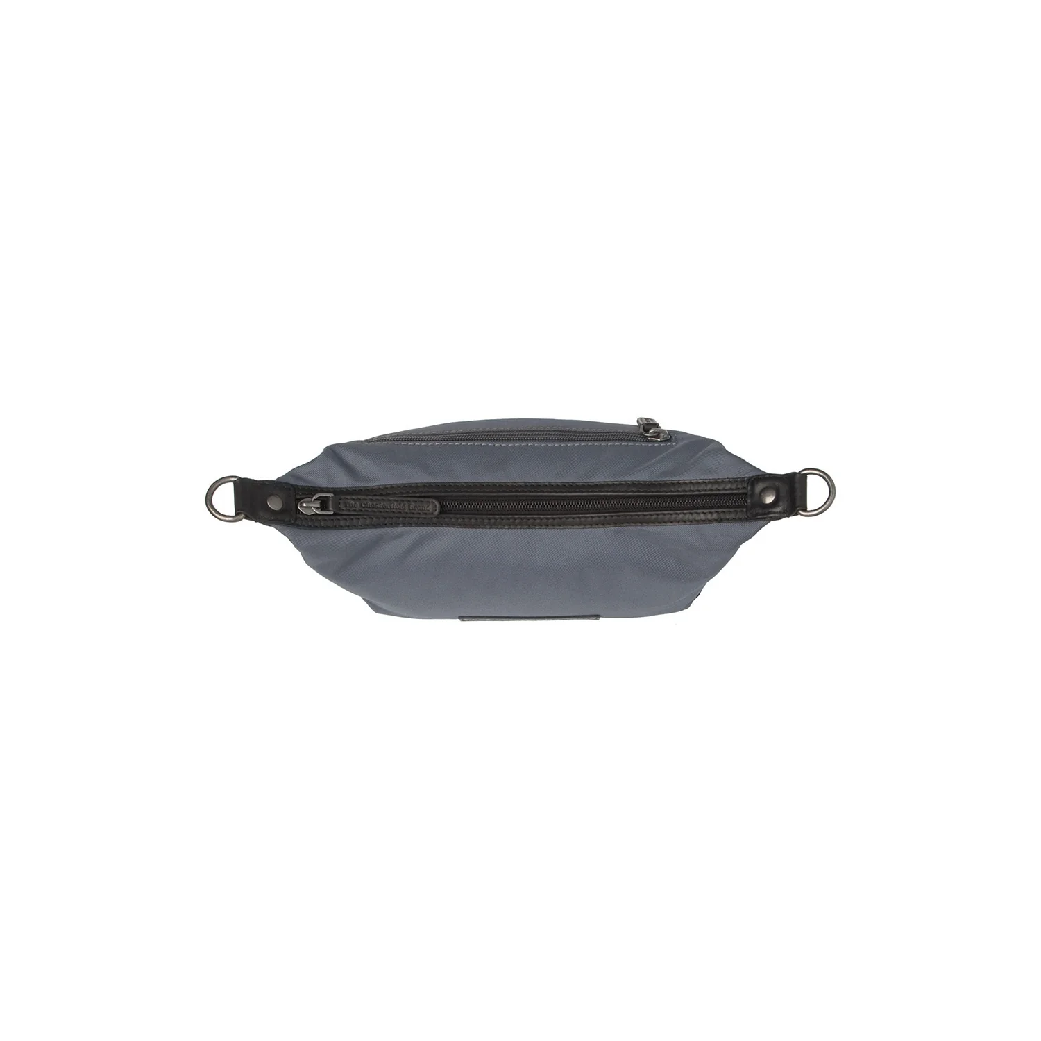 Leather Shoulder Bag Light Grey Lovund - Image 3