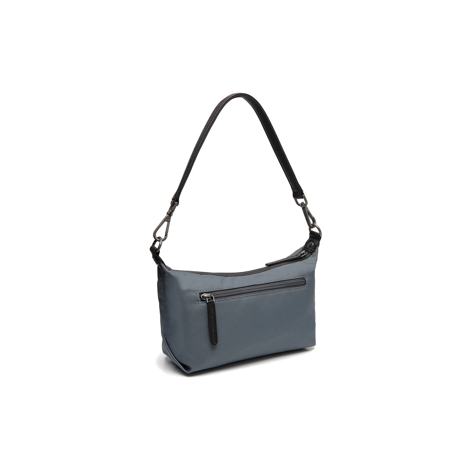 Leather Shoulder Bag Light Grey Lovund - Image 6