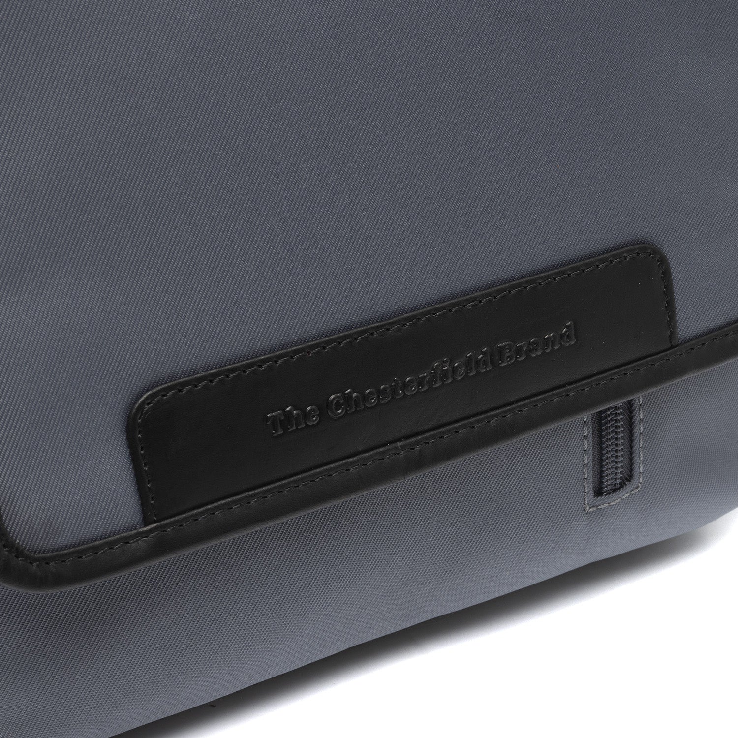 Leather Shoulder Bag Light Grey Mikeli - Image 5