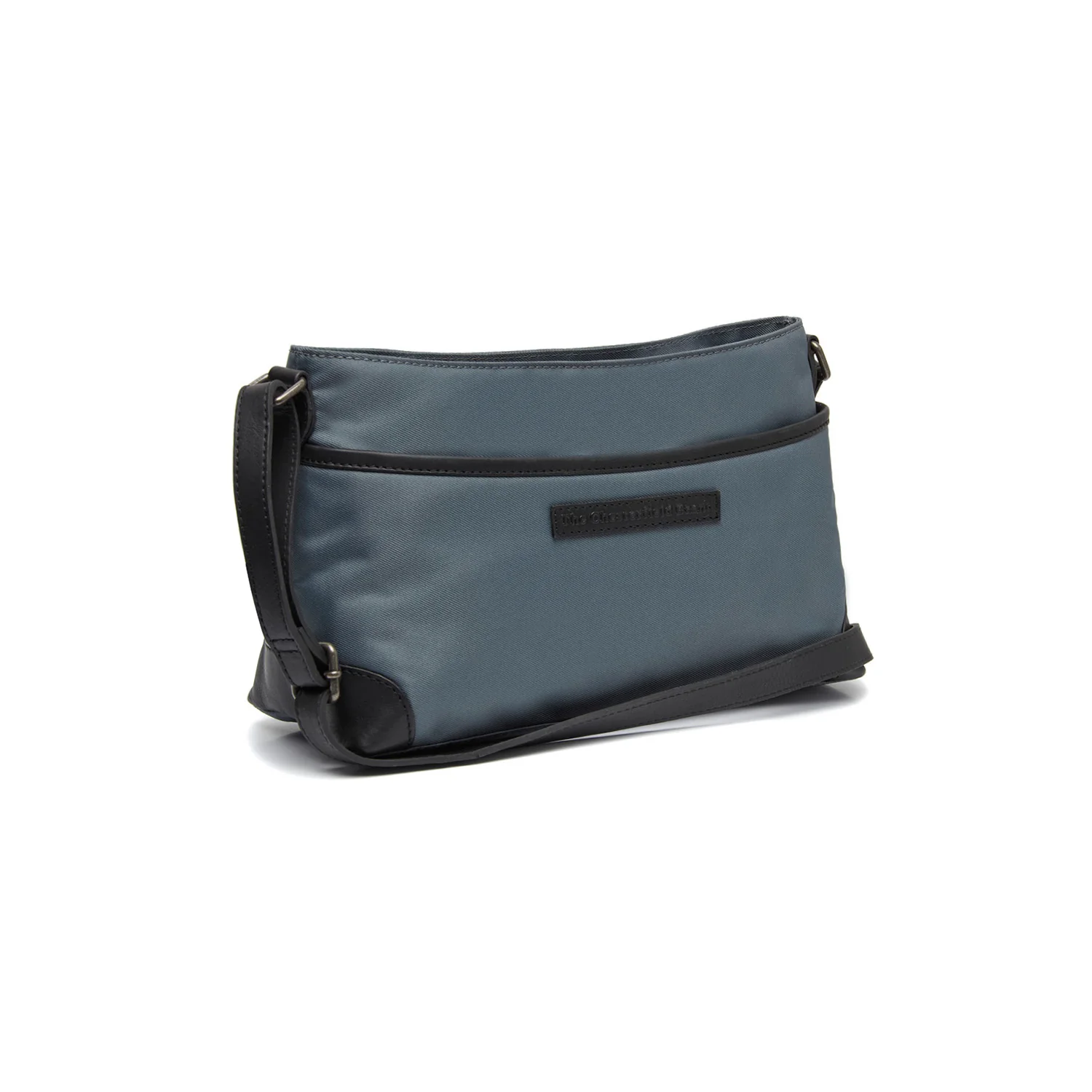 Leather Shoulder Bag Light Grey Nevon