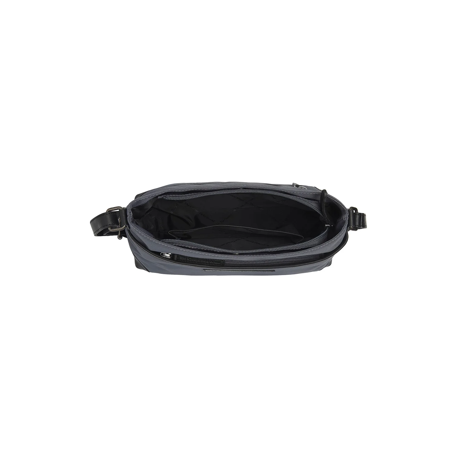 Leather Shoulder Bag Light Grey Nevon - Image 4