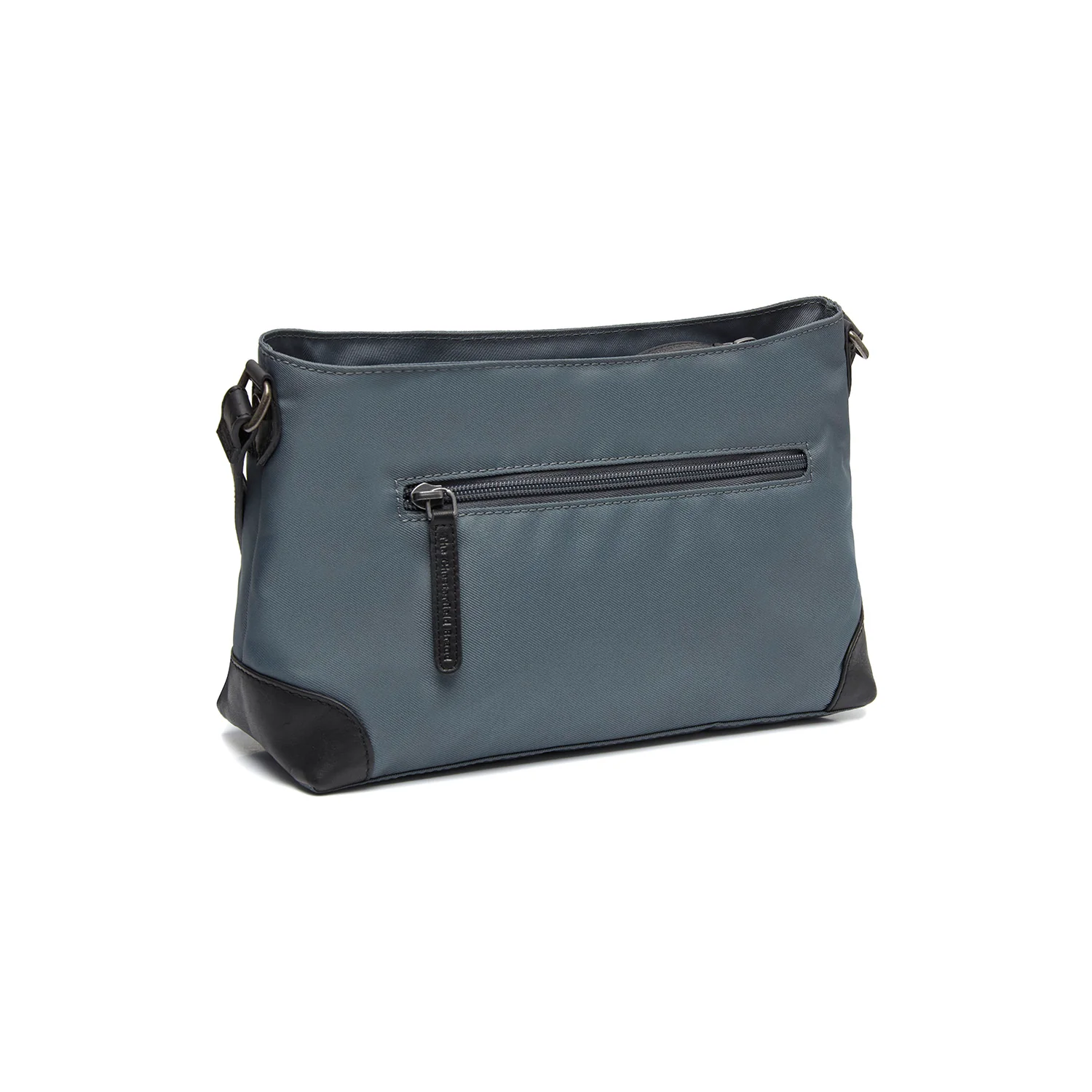Leather Shoulder Bag Light Grey Nevon - Image 6