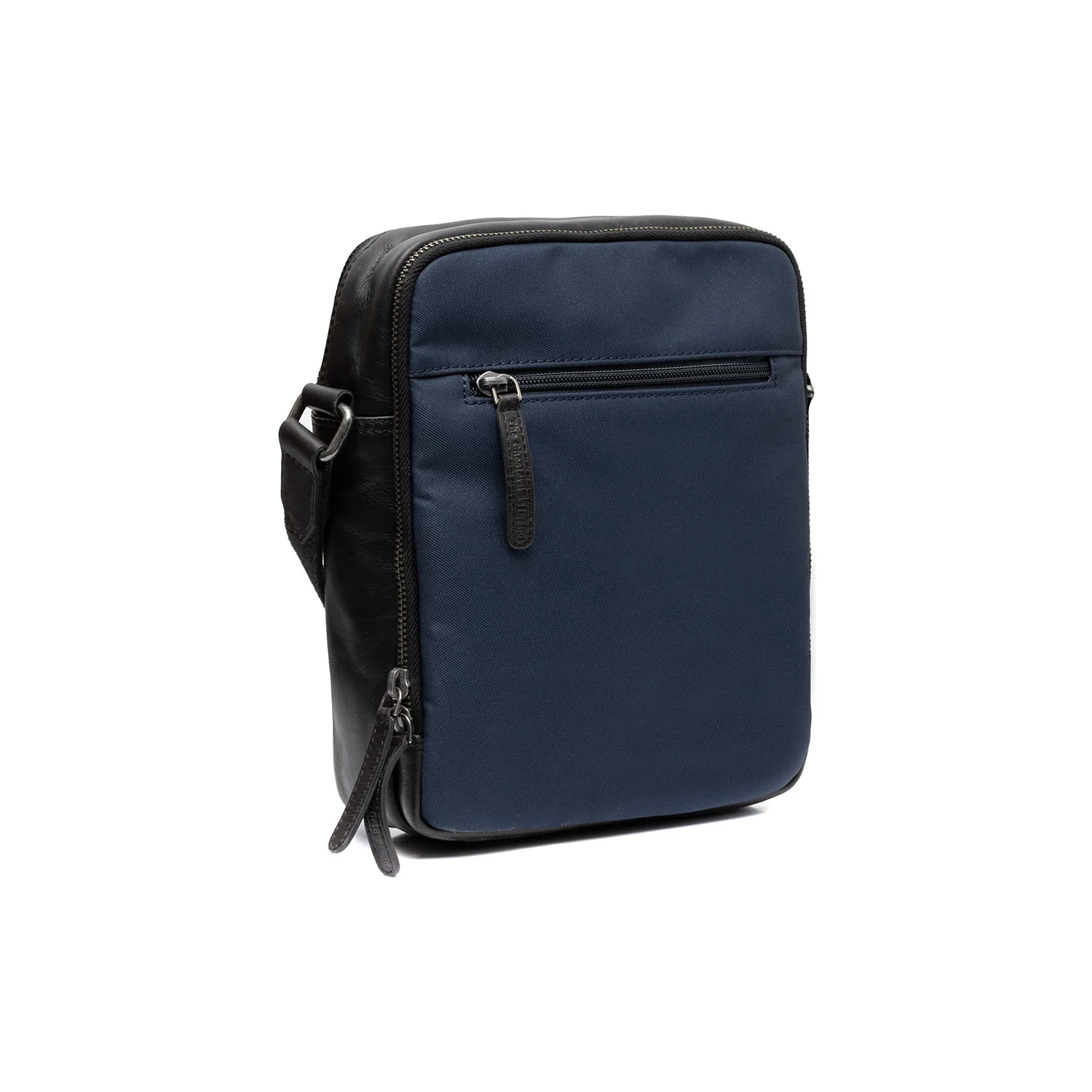 Leather Shoulder Bag Navy Arendal - Image 3